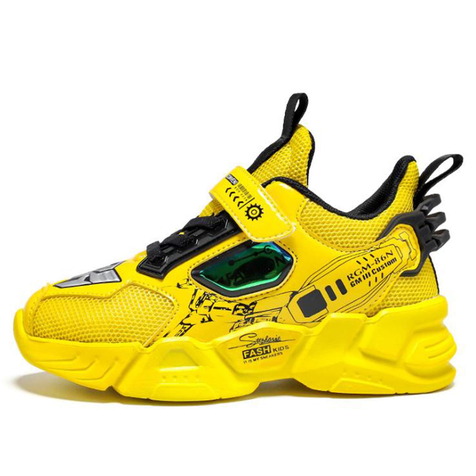 **Boys' Breathable Mesh Sports Shoes - Lightweight Basketball & Running Sneakers for Kids - Trendy Casual Shoes for School, Play & Outdoor Activities**