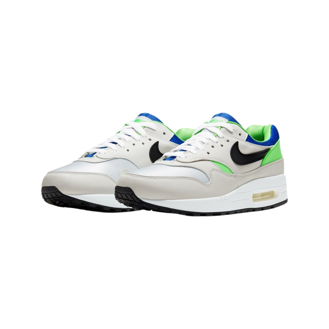 Nike Air Max 1 DNA CH 1 White Black Royal Blue Running Shoes for Men - Comfortable Athletic Sneakers for Jogging, Gym Workouts & Casual Wear