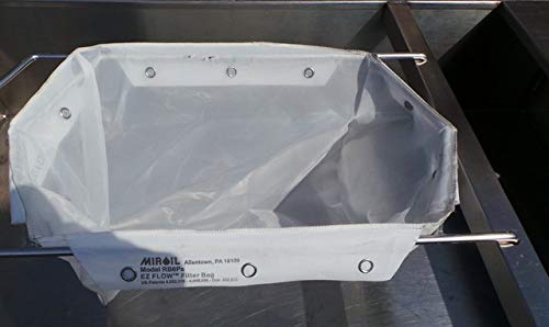 MirOil RB22FS Commercial Fryer Filter Bag - 28 lb Oil Capacity, Heavy-Duty Polishing Filter for Restaurants & Food Trucks - Perfect for Deep Frying, Chicken Wings & French Fries