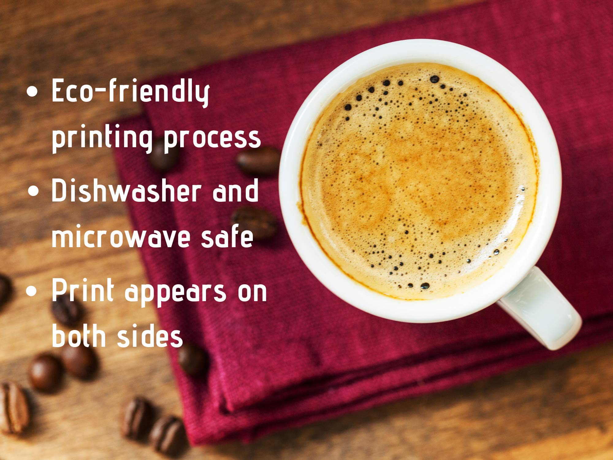 11oz Microwave Safe Coffee & Tea Mug - Perfect Gift for Father's Day, Dad's Birthday - Ideal for Office, Home & Travel Use