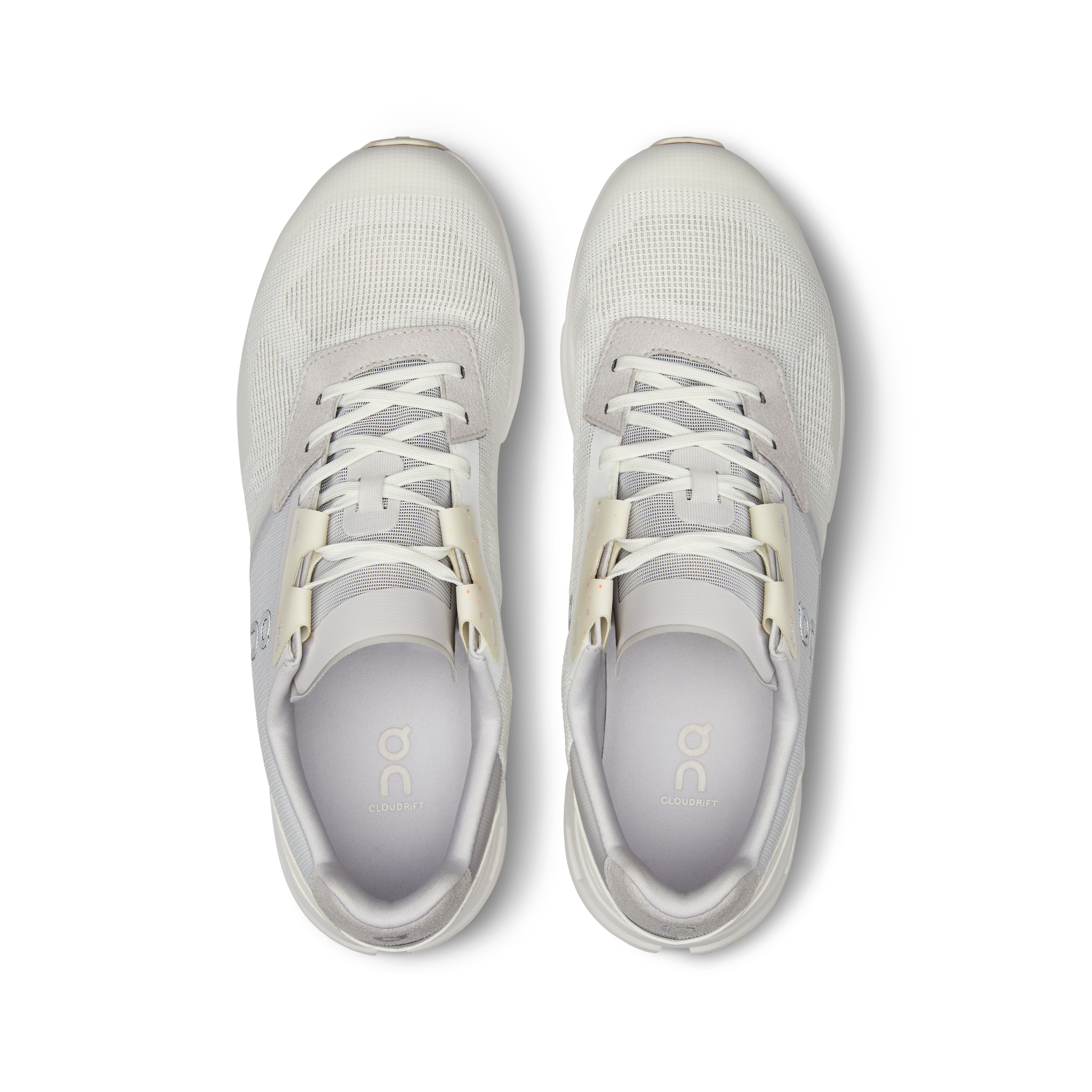 On Running Men's Cloudrift Running Shoes - White/Frost - Lightweight & Breathable for Road Running, Jogging & Gym Workouts