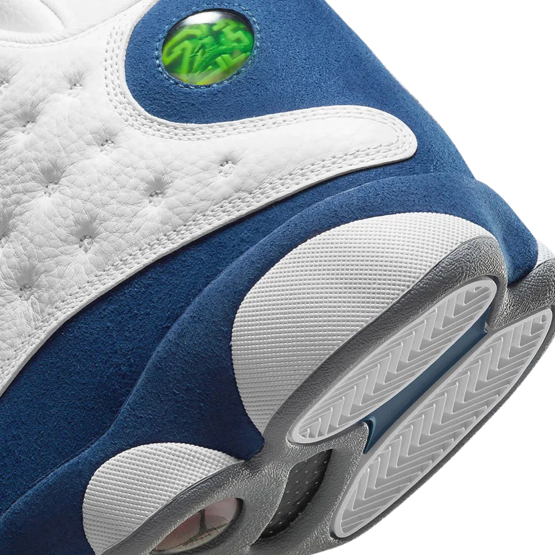 Air Jordan 13 Retro Men's Basketball Shoes - White/French Blue/Light Steel Grey - High Performance Sneakers for Basketball & Streetwear Fashion