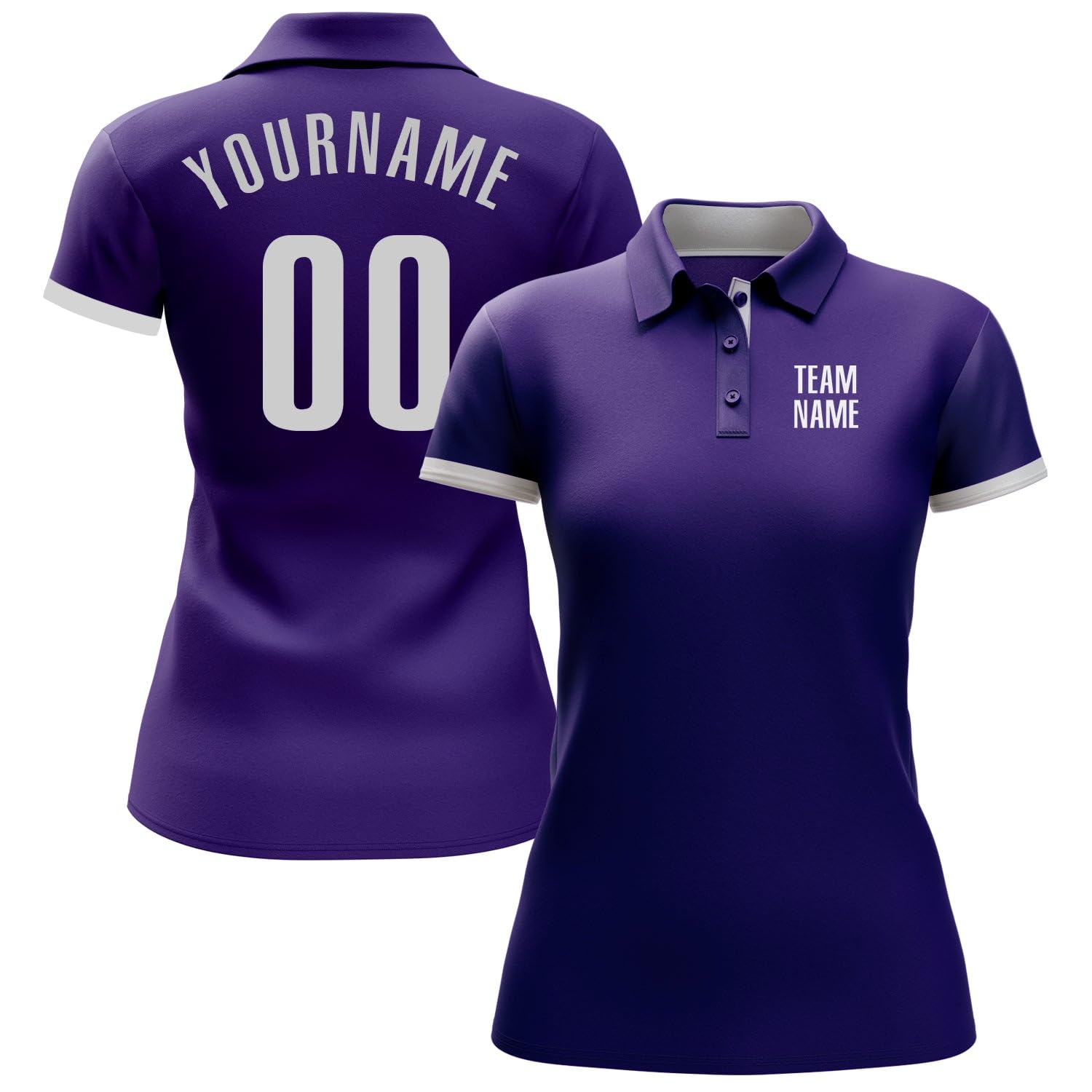 Custom Personalized Polo Shirts for Men, Women & Youth - Printed Name, Number & Logo - Breathable Golf, Bowling & Darts Shirts - Perfect for Sports, Team Uniforms & Casual Wear (Aqua)