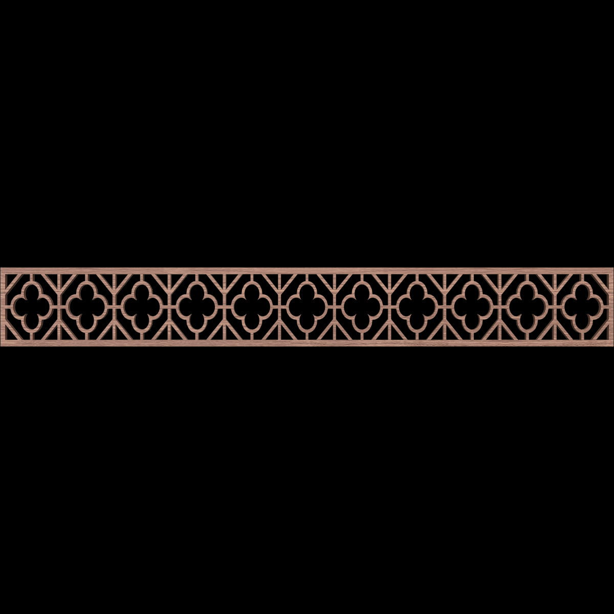 Hazelton Fretwork Moulding - Decorative Wood Trim for Home & Furniture | Perfect for DIY Projects, Wall Accents, and Cabinet Design