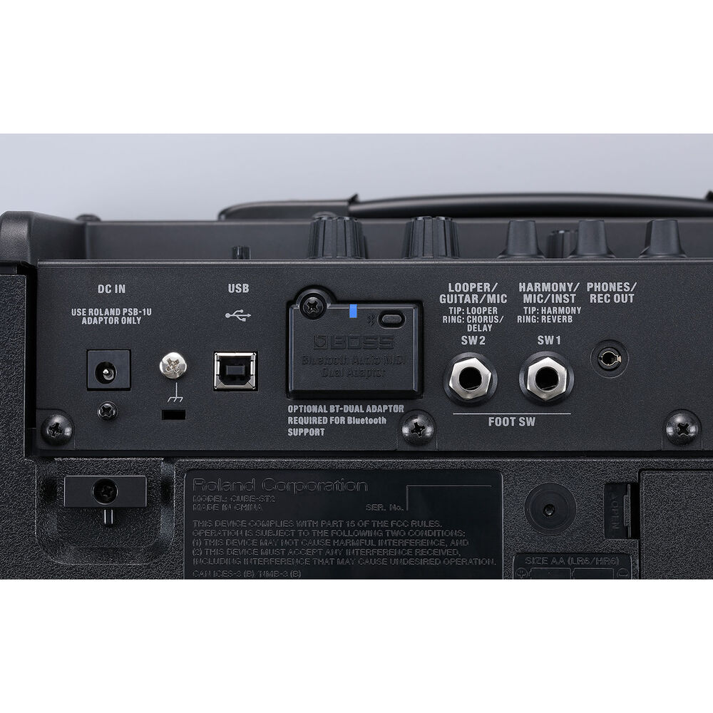 Boss BT Dual Bluetooth Audio MIDI Adapter for Wireless Music Production & Live Performance - Compatible with Keyboards, Synthesizers & Digital Pianos