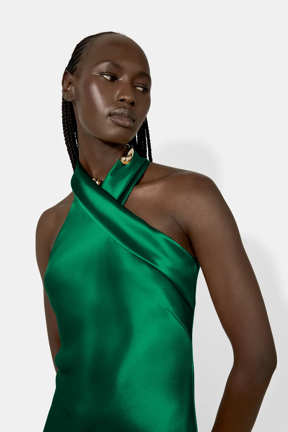 Cropped Pandora Dress - Emerald Green Women's Summer Mini Dress | Perfect for Beach, Party & Casual Wear