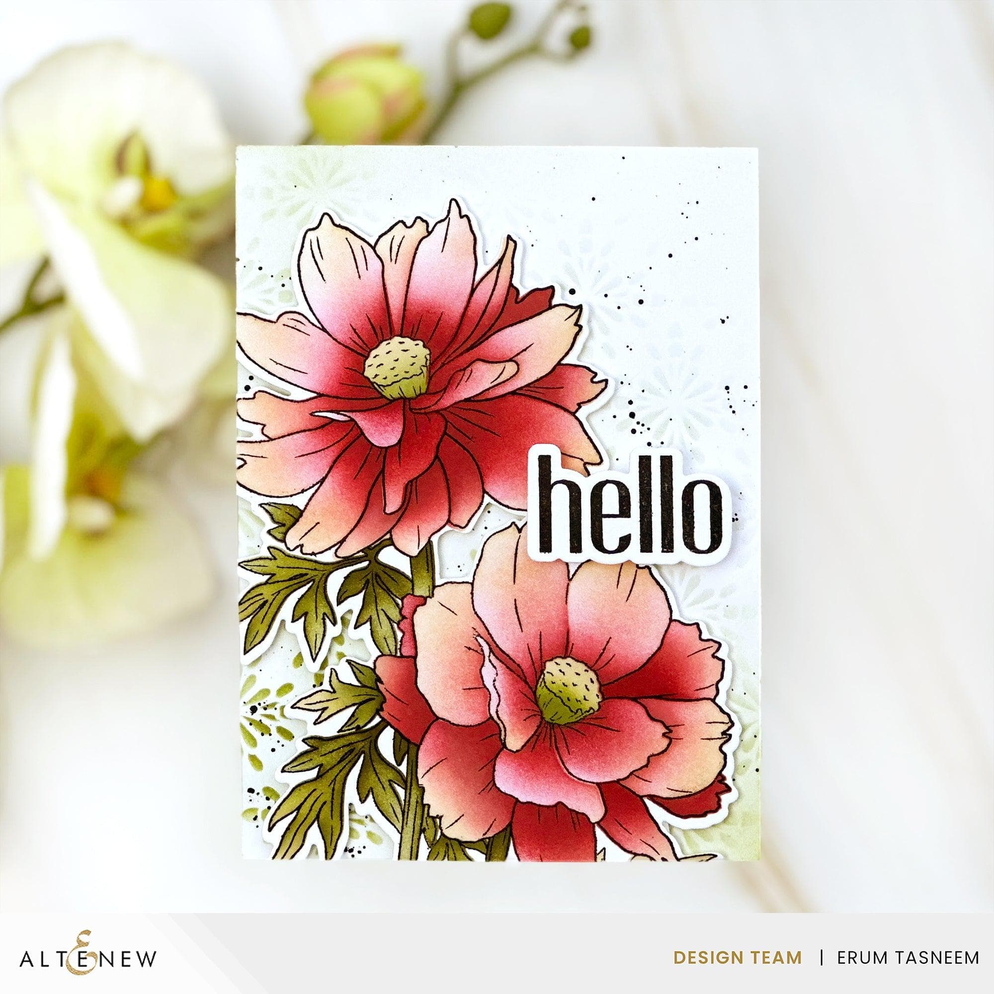 Sulfur Cosmos Die Set for DIY Garden Projects – Perfect for Scrapbooking, Card Making, and Home Decor