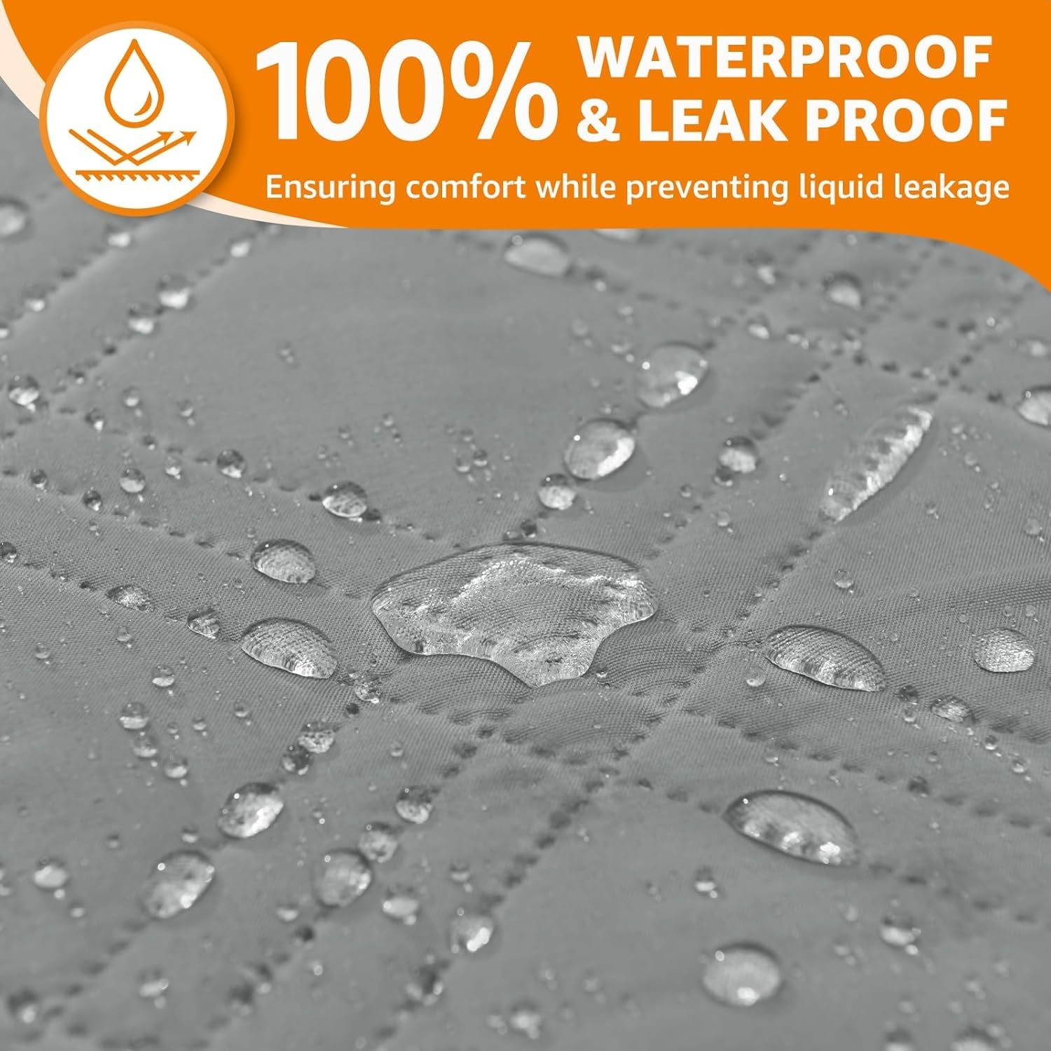 Waterproof Dog Couch Cover - Non-Slip Pet Blanket for Sofa & Furniture Protection, Soft Washable Dog Bed Cover 68x82 Inches (Grey) - Perfect for Large Dogs, Pets with Accidents, and Multi-Pet Households