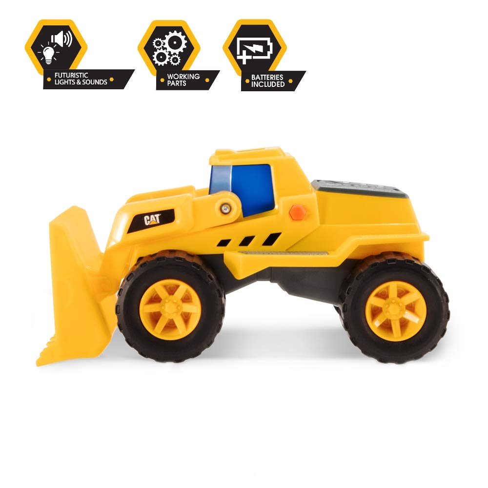 CAT Construction Future Force Wheel Loader Toy with Lights & Sounds - Educational Building Vehicle for Kids Ages 3+ | Pretend Play, Sandbox Fun & STEM Learning