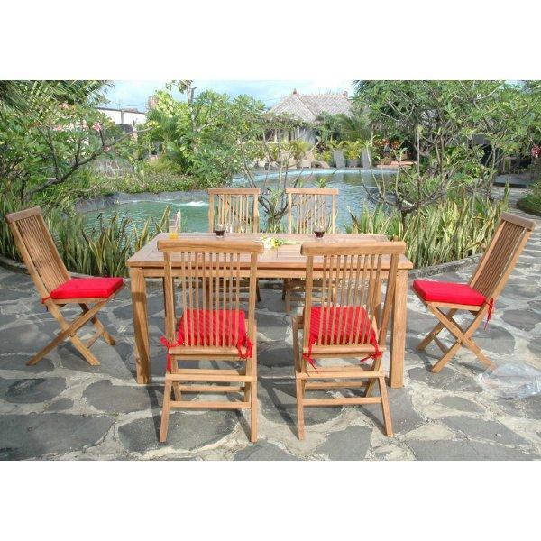 Montage Bristol 7-Piece Dining Set - Modern Kitchen & Dining Room Table with Chairs for Family Meals & Entertaining