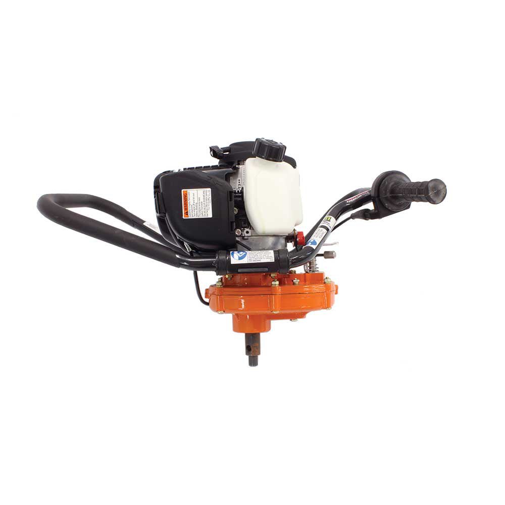 Brave One Man Auger with 1-Inch Round Bit | Powered by Honda GX35 Engine | Ideal for Landscaping, Fence Post Installation & Gardening