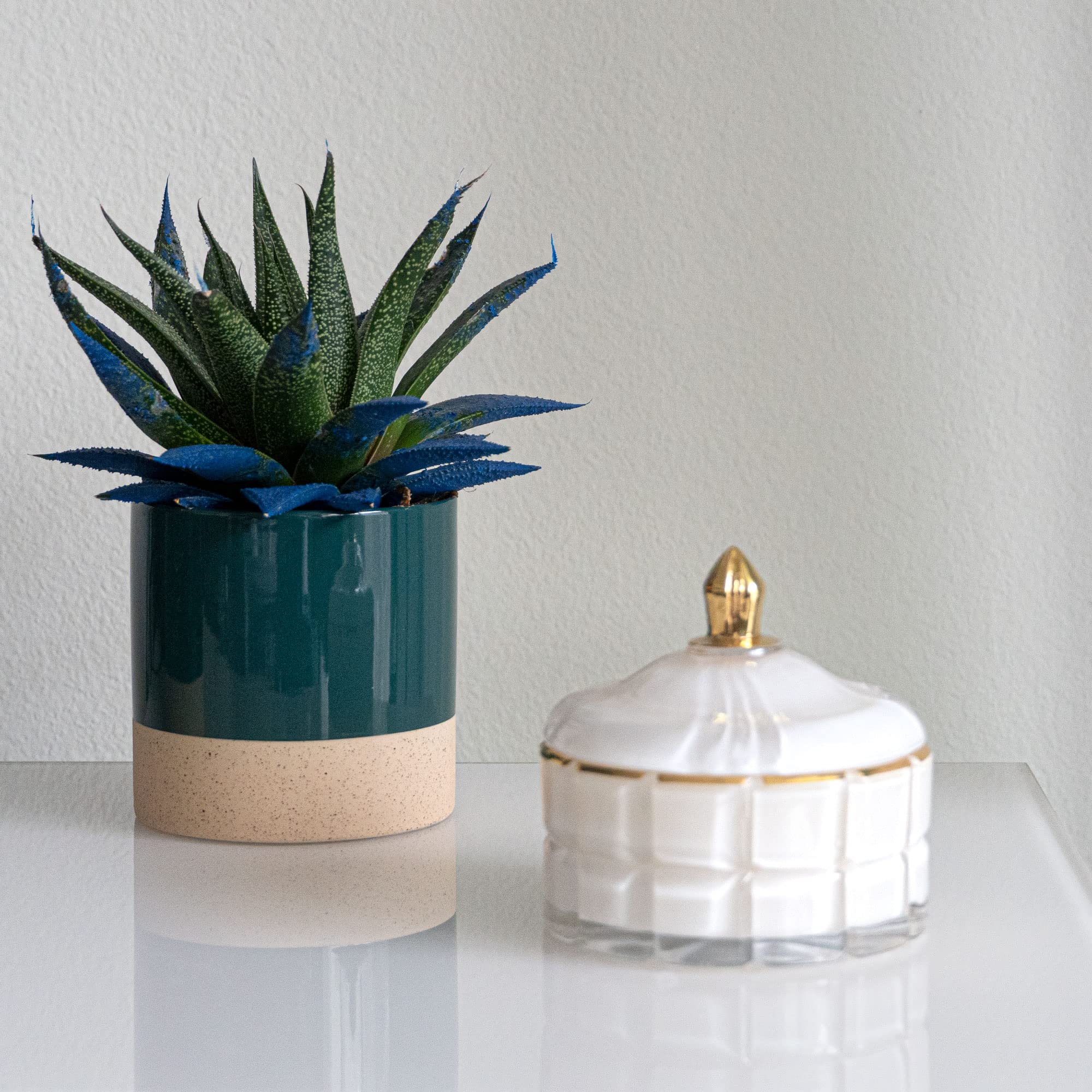 Briganti Natural Soy Wax Scented Candle - Hand Poured Luxury Candle in White Glass Jar with Lid & Cotton Wick - 6oz Clean Burning Long Lasting Home Fragrance (Cinnamon Chai Latte) - Perfect for Relaxation, Spa Nights & Cozy Home Decor
