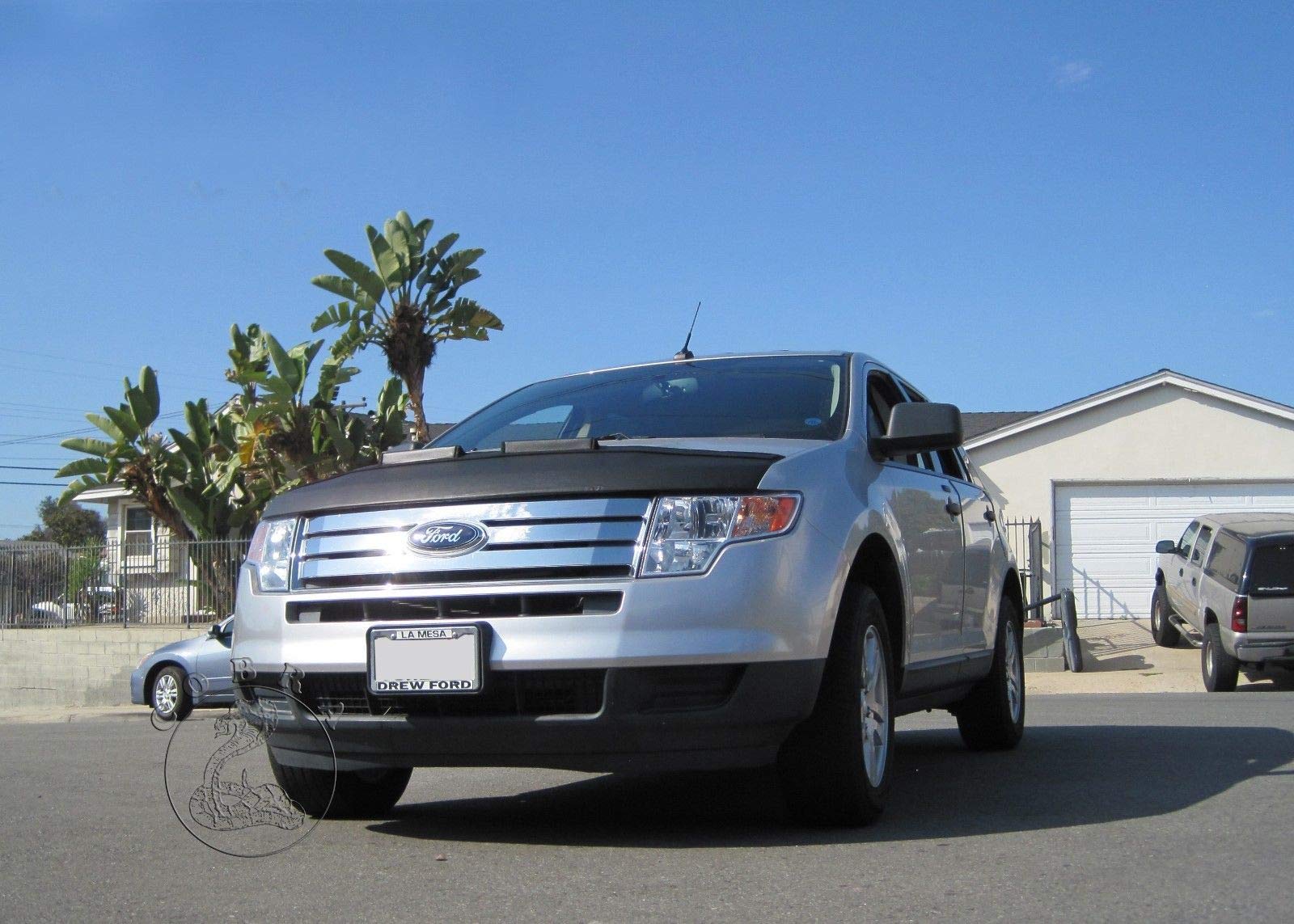 Ford Edge Car Bra Hood Cover (2007-2010) - Protective Bonnet Mask for Weather & Road Debris Protection - Perfect for Road Trips & Daily Commuting