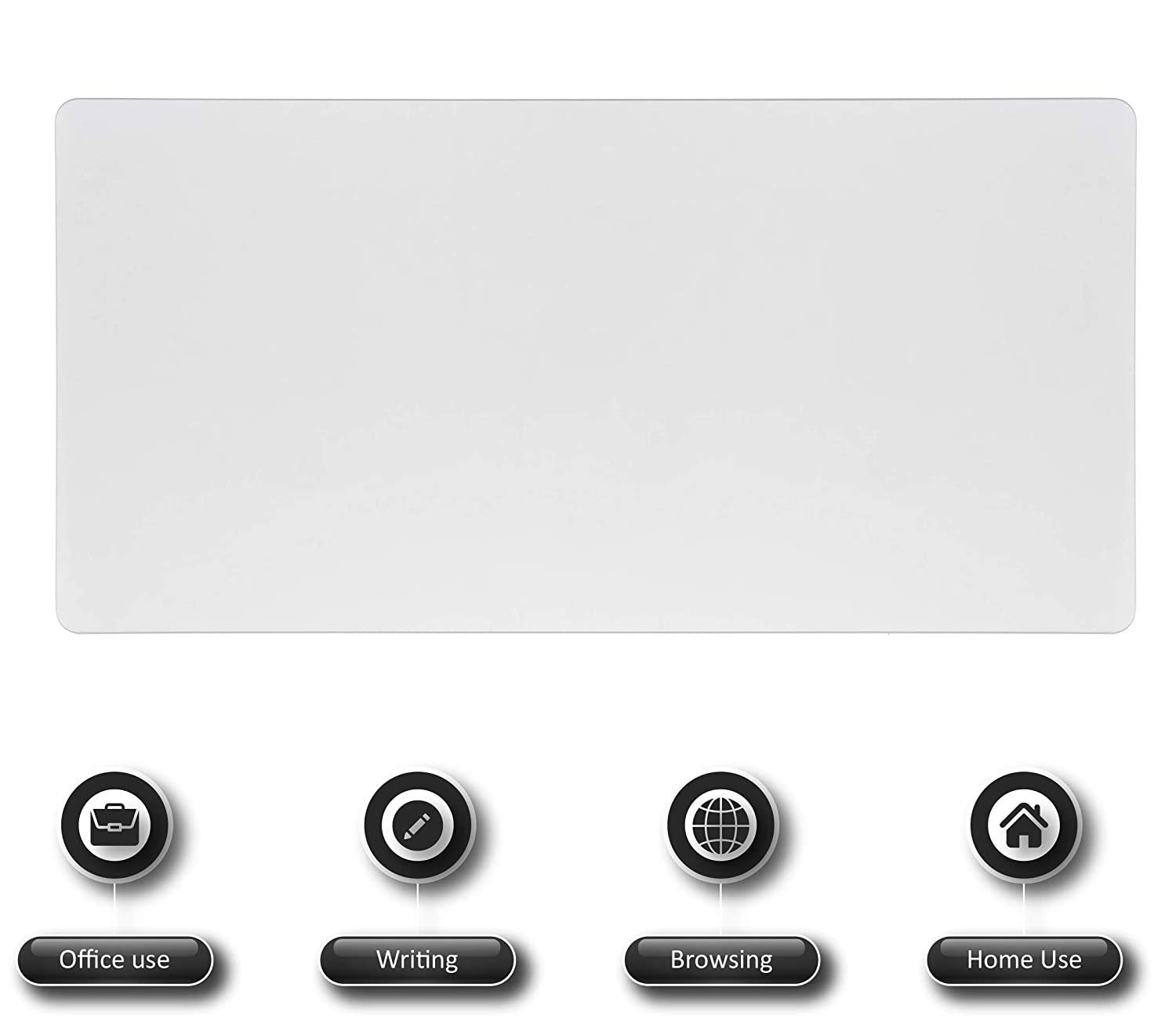 Premium PVC Desk Mat 120x60cm - Waterproof Office Writing Pad for Laptop & Keyboard - Clear Table Protector for Home & Workspace - Ideal for Gaming, Studying & Office Work