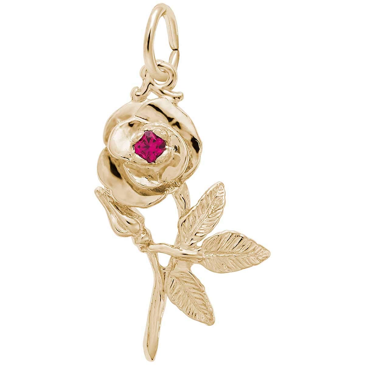 Rembrandt Rose Charm - Elegant Sterling Silver Jewelry for Necklace & Bracelet - Perfect Gift for Women, Bridesmaids, Valentine's Day & Special Occasions