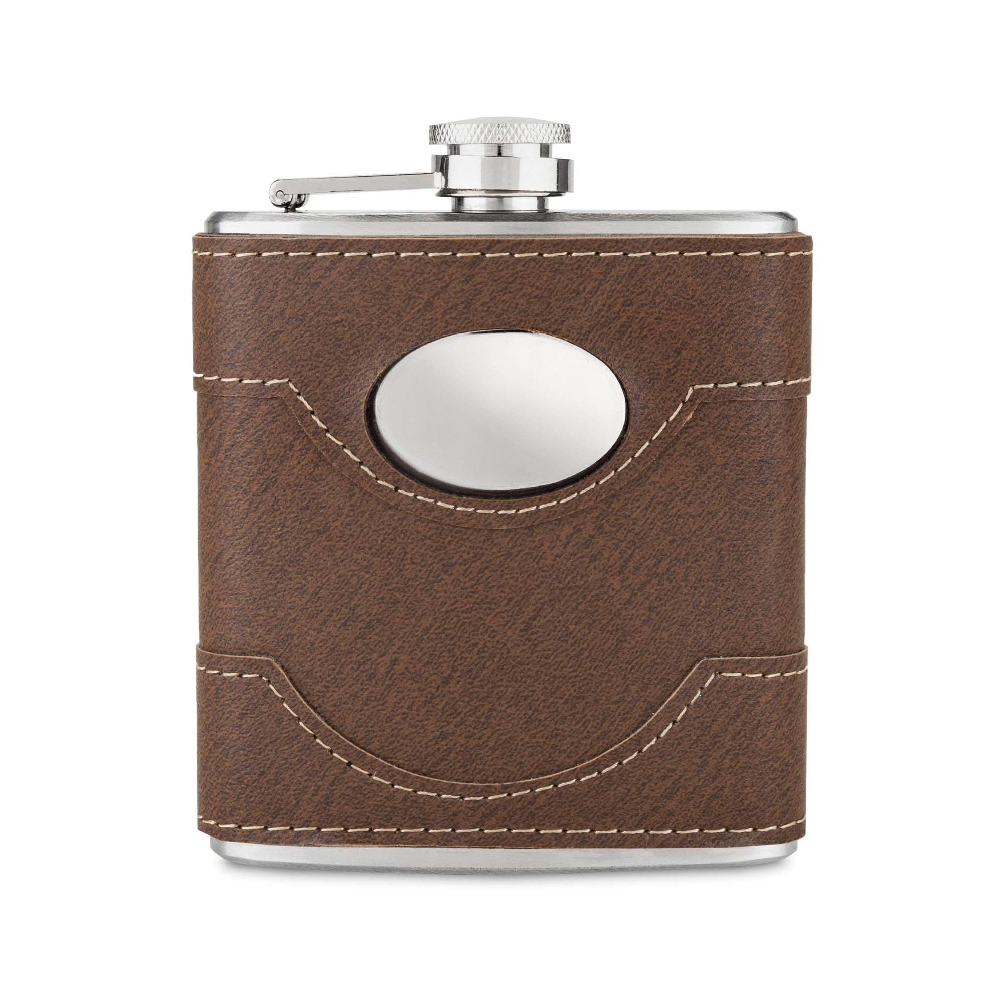 Twine Living Bootlegger Flask - Premium Stainless Steel Hip Flask for Whiskey, Bourbon & Liquor - Perfect for Outdoor Adventures, Camping & Gifting