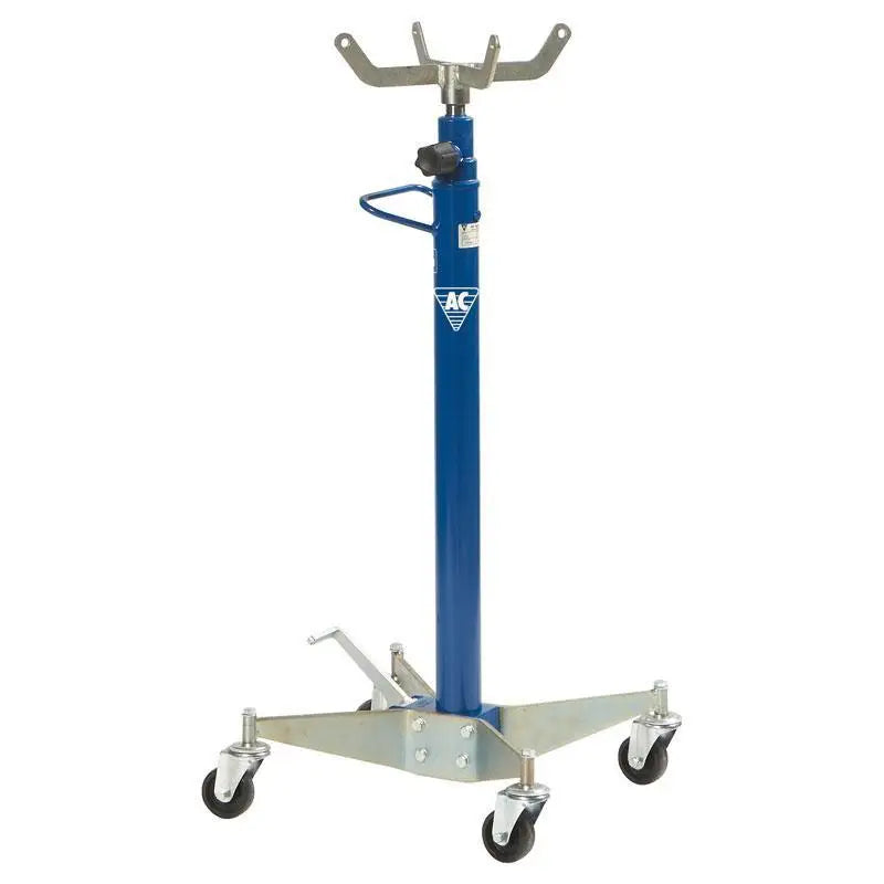 AC Hydraulic Telescopic Transmission Jack - Heavy Duty Car Lift for Auto Repair & Maintenance | Perfect for Mechanics, DIY Garage & Professional Workshops