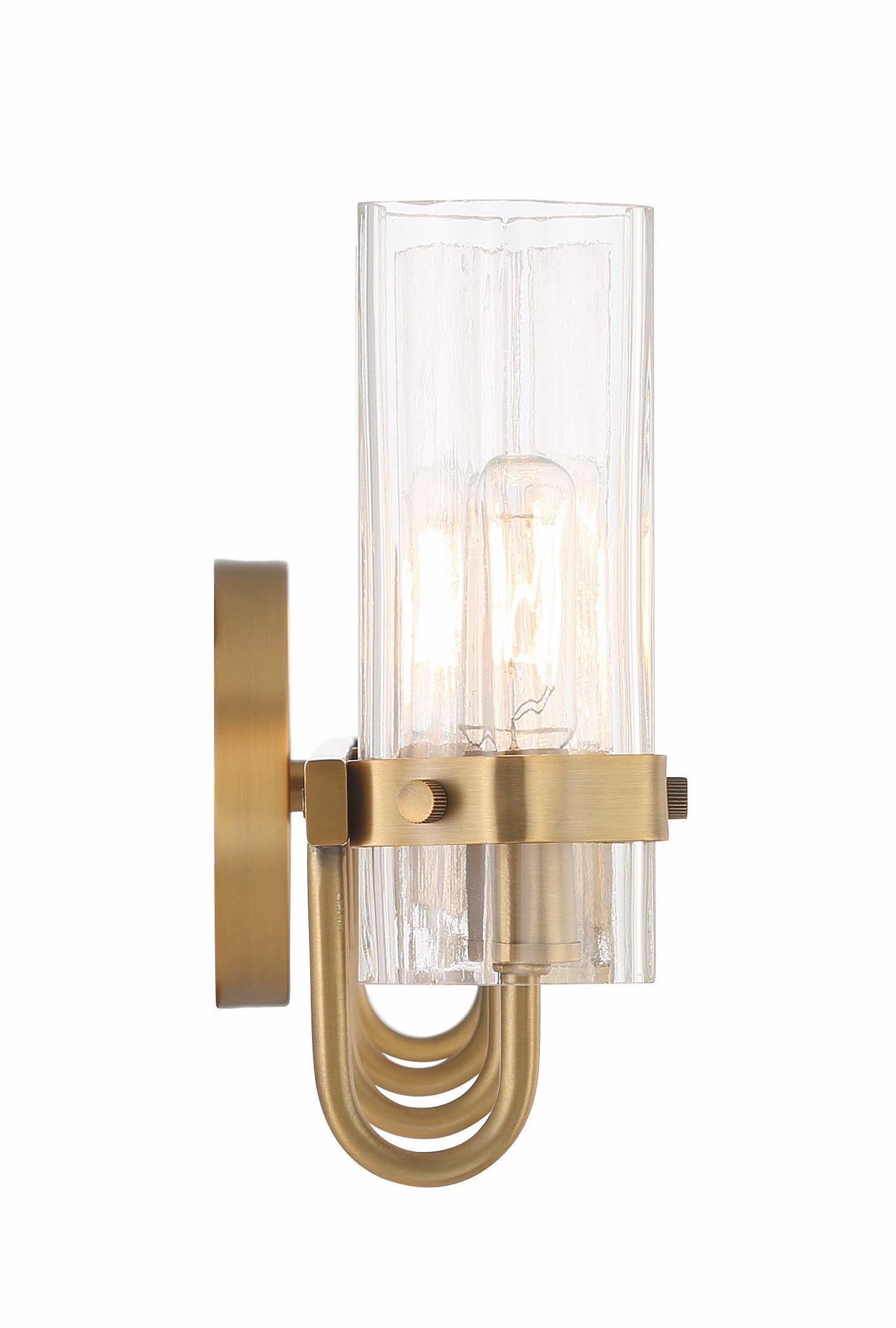 Tiffany Style Brass Vanity Light - Elegant Bathroom Sconce with Glass Shades for Makeup Mirror Lighting - Perfect for Bedroom, Bathroom, and Dressing Room Decor