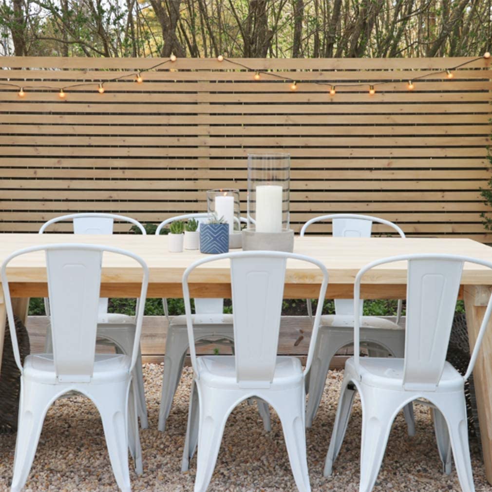 4 Pack Metal Dining Chairs - 18