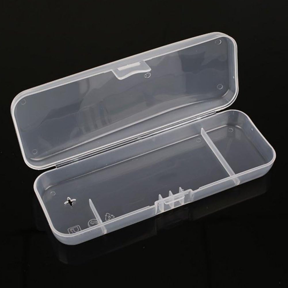Clear Plastic Razor Storage Box - Protective Cover for Manual Shavers & Razor Systems | Travel, Bathroom & Home Organization Accessory