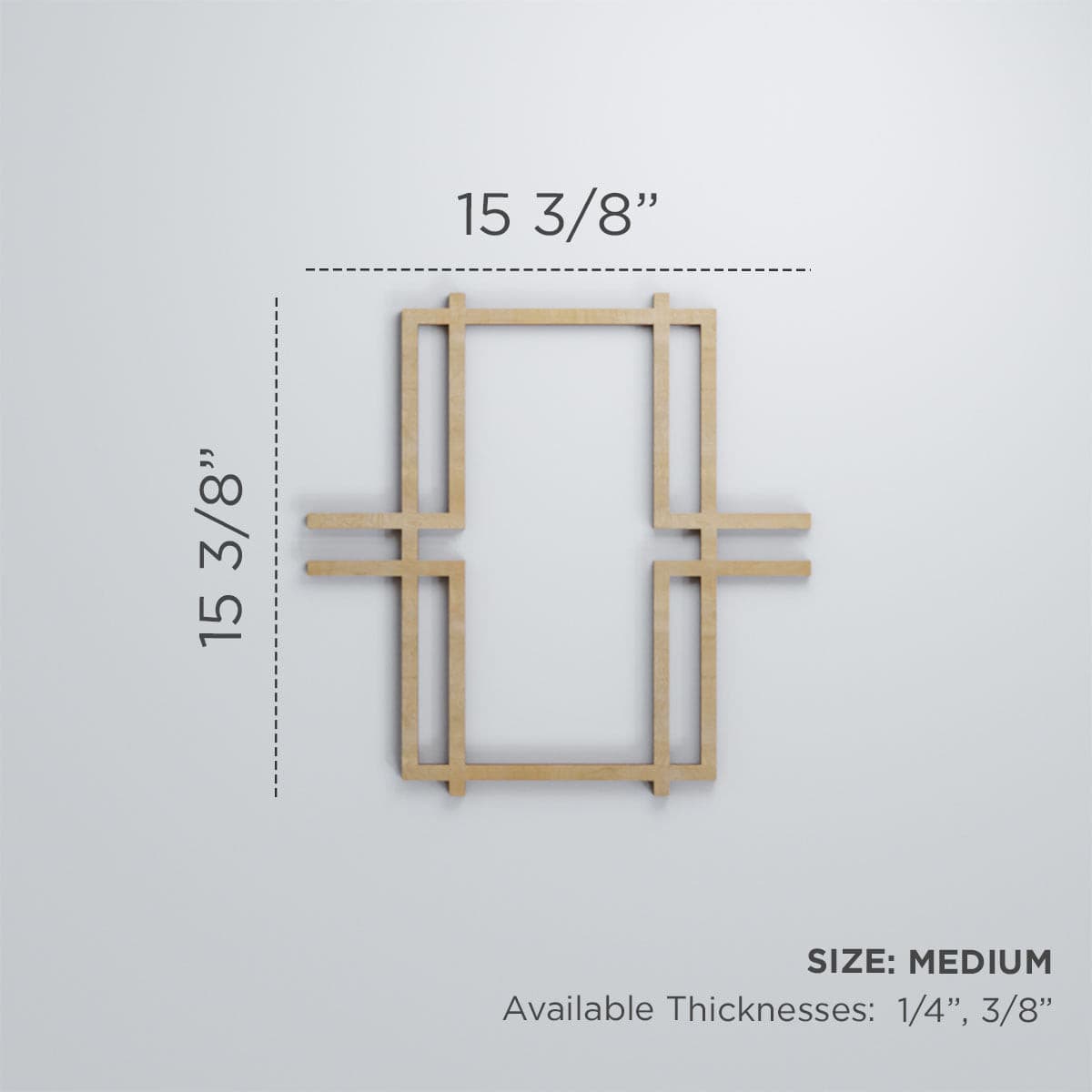 Granby Decorative Fretwork Wall Panels - Laser Cut Wooden Room Dividers & Home Decor - Perfect for Living Room, Bedroom, and Office Partitions
