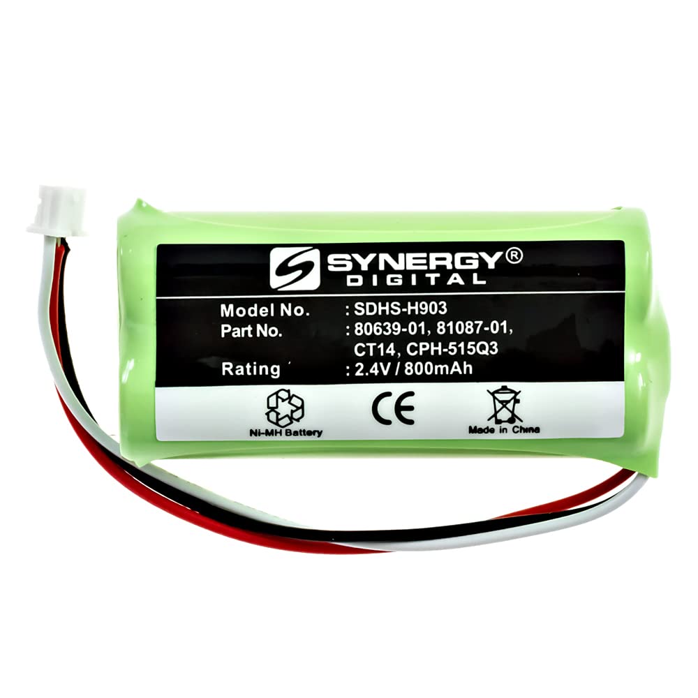 Plantronics CT14 Battery - 750mAh NiMh Replacement for Long-Lasting Power | Mobile Office & Travel Use