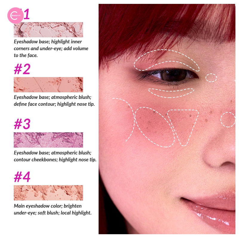 CHEERYEP Heartbeat Glow Blush - Long-Lasting Natural Flush Makeup for Cheeks | Perfect for Date Night & Everyday Wear