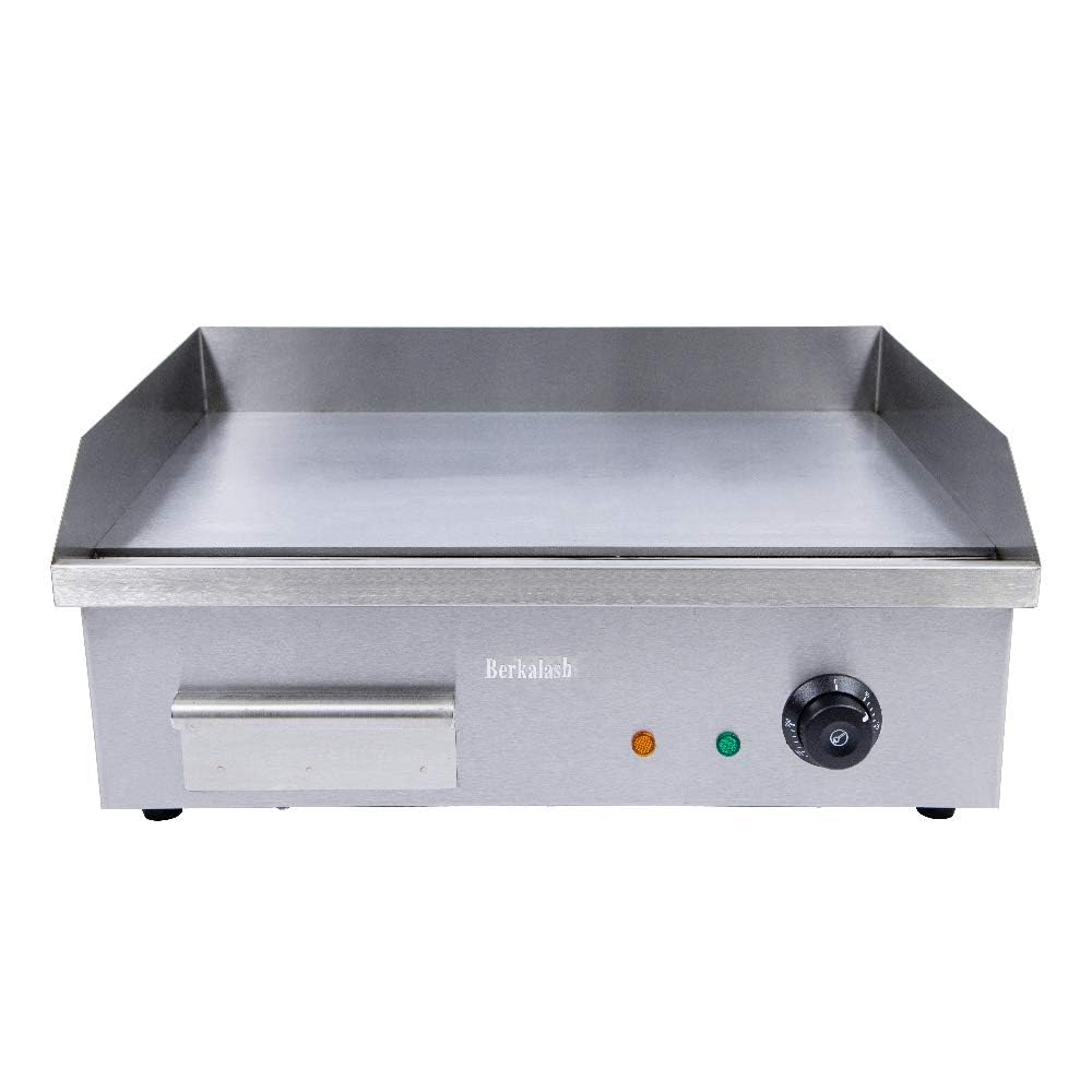 4.4KW/3000W Commercial Electric Griddle - Stainless Steel Flat Top Grill Cooktop with 110V for Restaurant, BBQ & Kitchen - Perfect for Countertop Cooking, Pancake Breakfast, Steak Searing & Large Batch Food Preparation