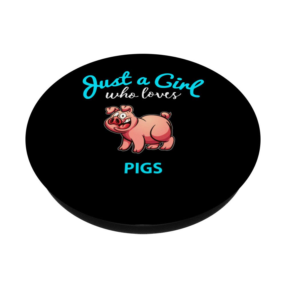 Cute Pig Phone Grip for Girls & Kids - PopSockets Stand for Phone & Tablet | Perfect for Selfies & Gaming