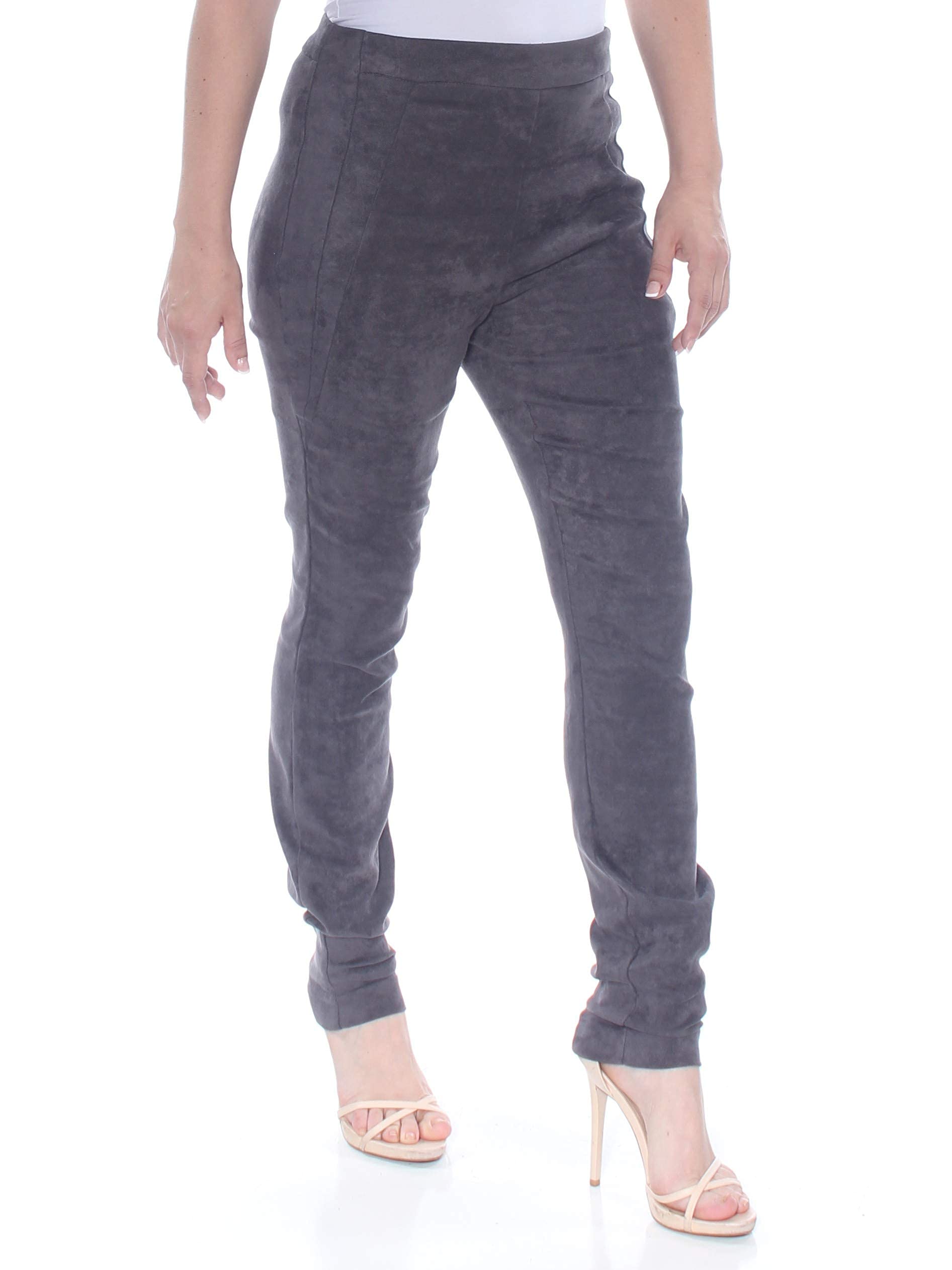 I-N-C Women's Suede Pull-On Casual Leggings - Soft Stretchy Ankle Pants for Everyday Wear, Work & Lounge