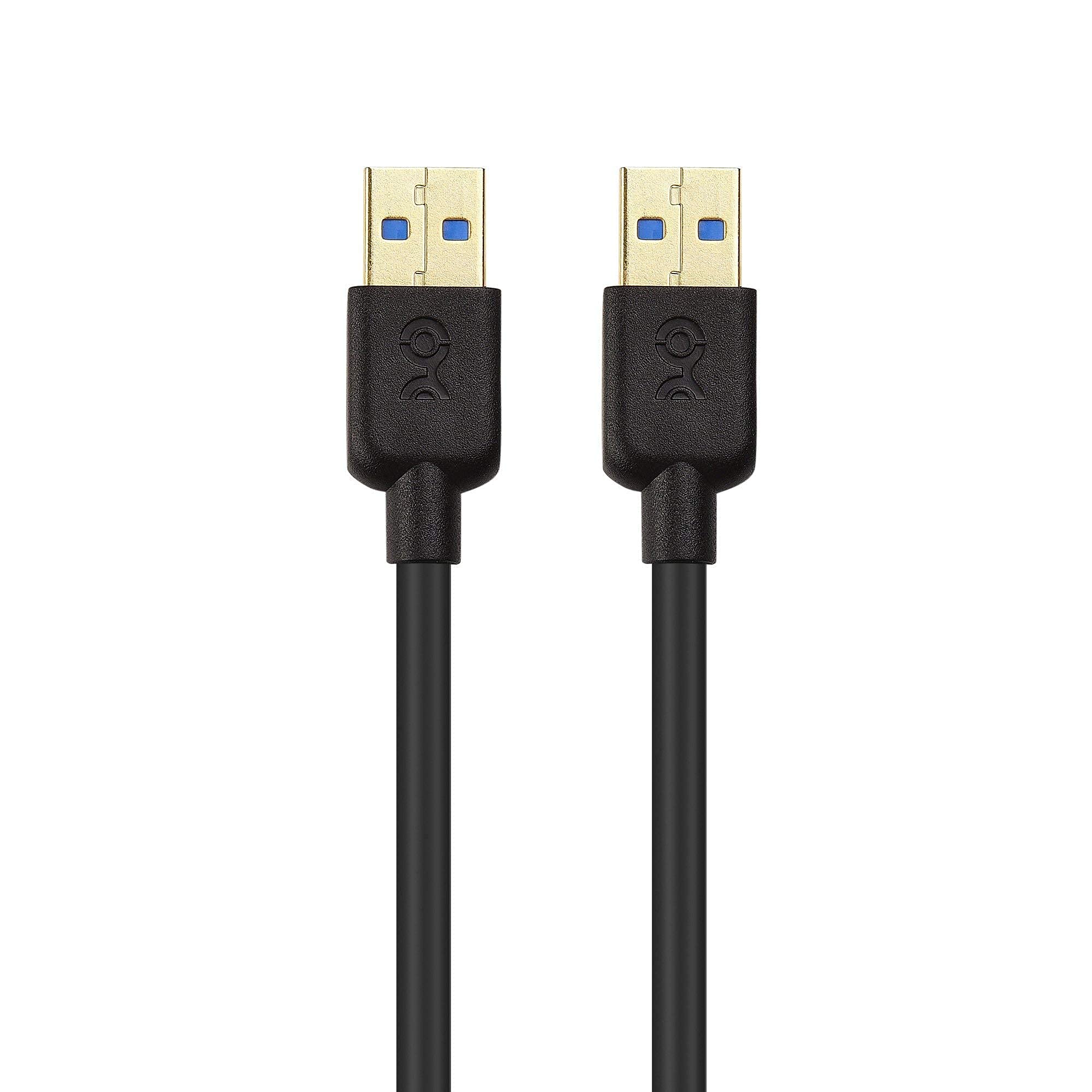 15ft USB 3.0 Cable Male to Male & 10ft USB Extension Cable - High Speed Data Sync & Charging for PC, Laptop, Printer, Hard Drive, TV & More - Cable Matters (Black)