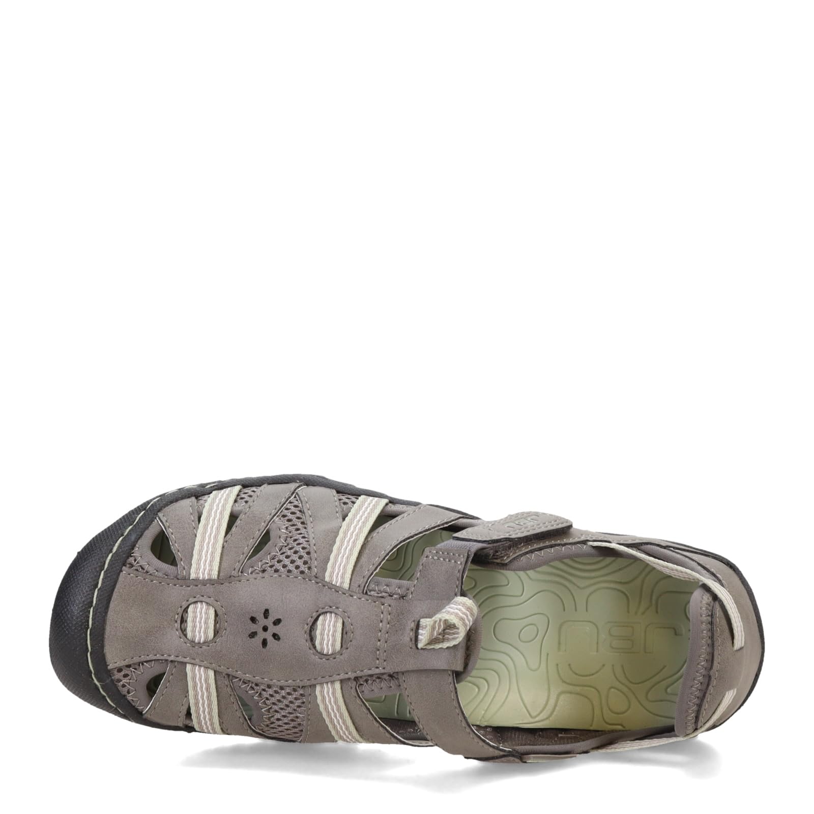 JBU Regional Water Ready Women's Outdoor Comfort Adjustable Closed Toe Water Shoes for Beach, Pool, and Kayaking