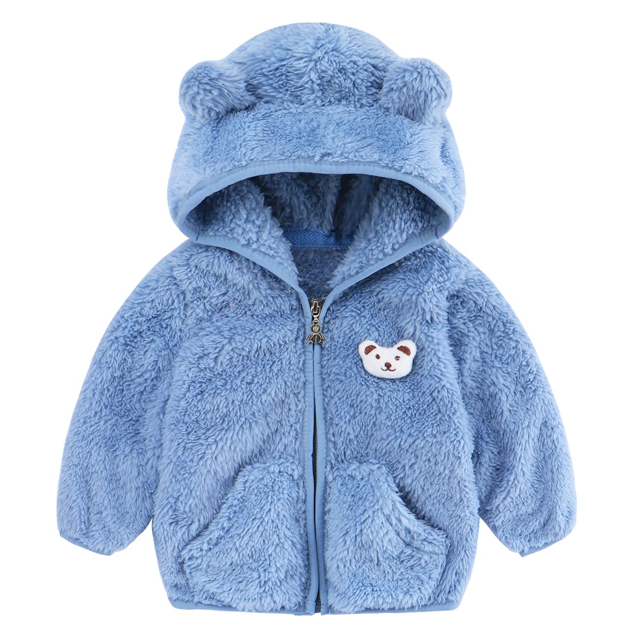 Baby Boys & Girls Fleece Jacket - Winter Warm Coat & Sweater for Toddlers | Outdoor Play, School & Family Activities
