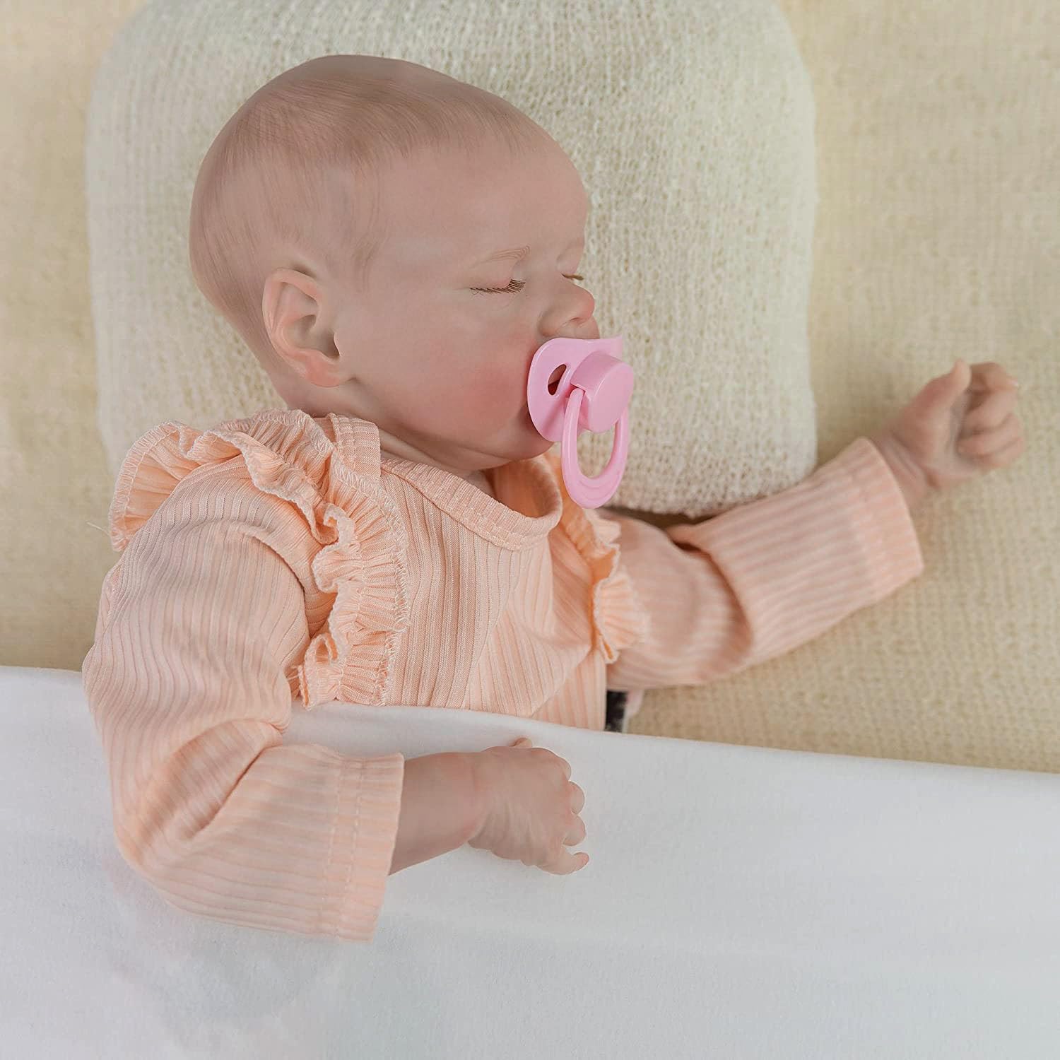 Lifelike Reborn Baby Doll 18 Inch Realistic Sleeping Vinyl Baby Doll - Perfect Gift for Girls Age 3+ | Twin A | Nursery Play, Pretend Play, Birthday Present, Collectible Doll