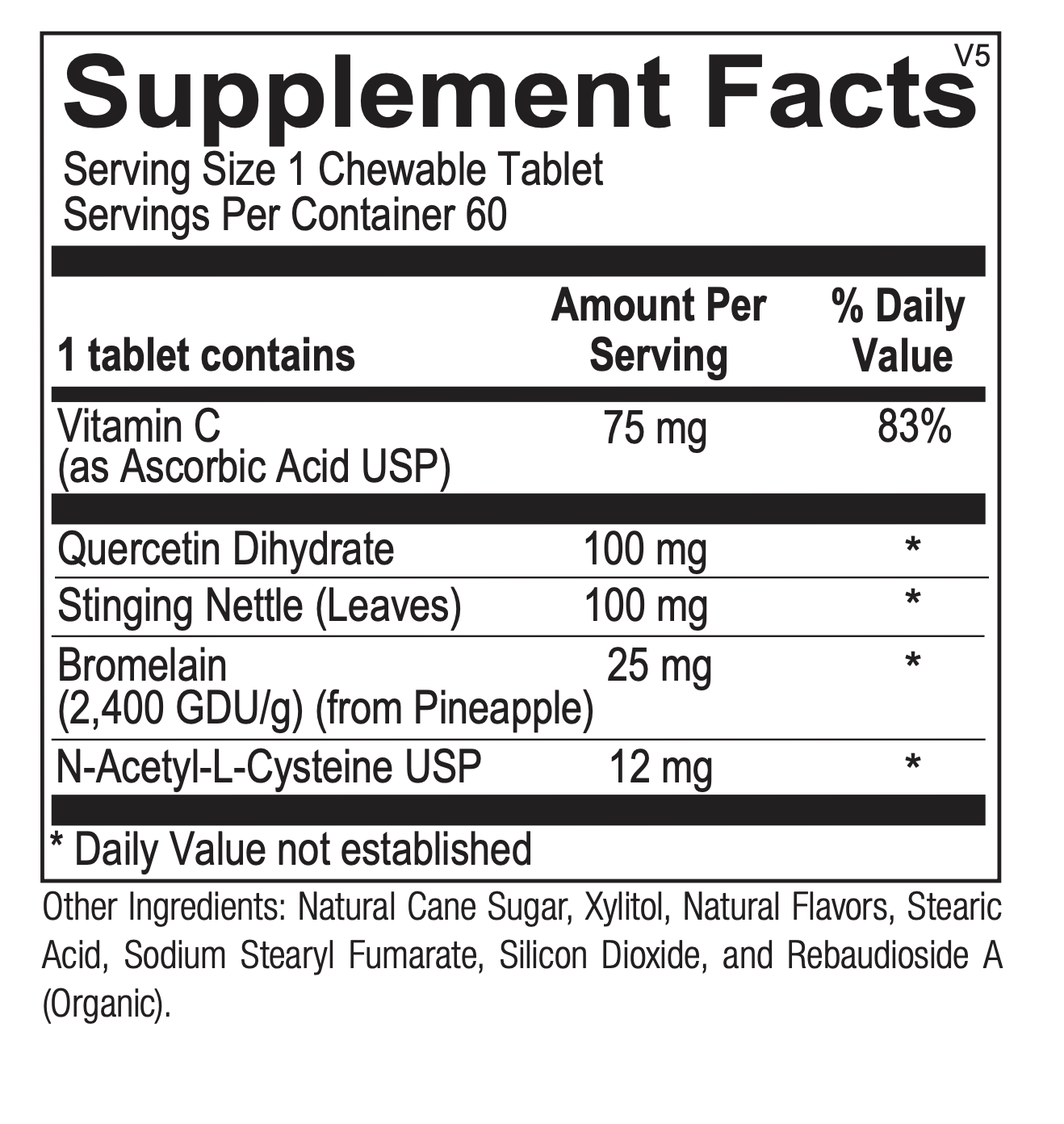 D-Hist Jr Chewable Tablets for Kids - 60 Count | Allergy Relief & Immune Support | Perfect for Seasonal Allergies & Daily Health