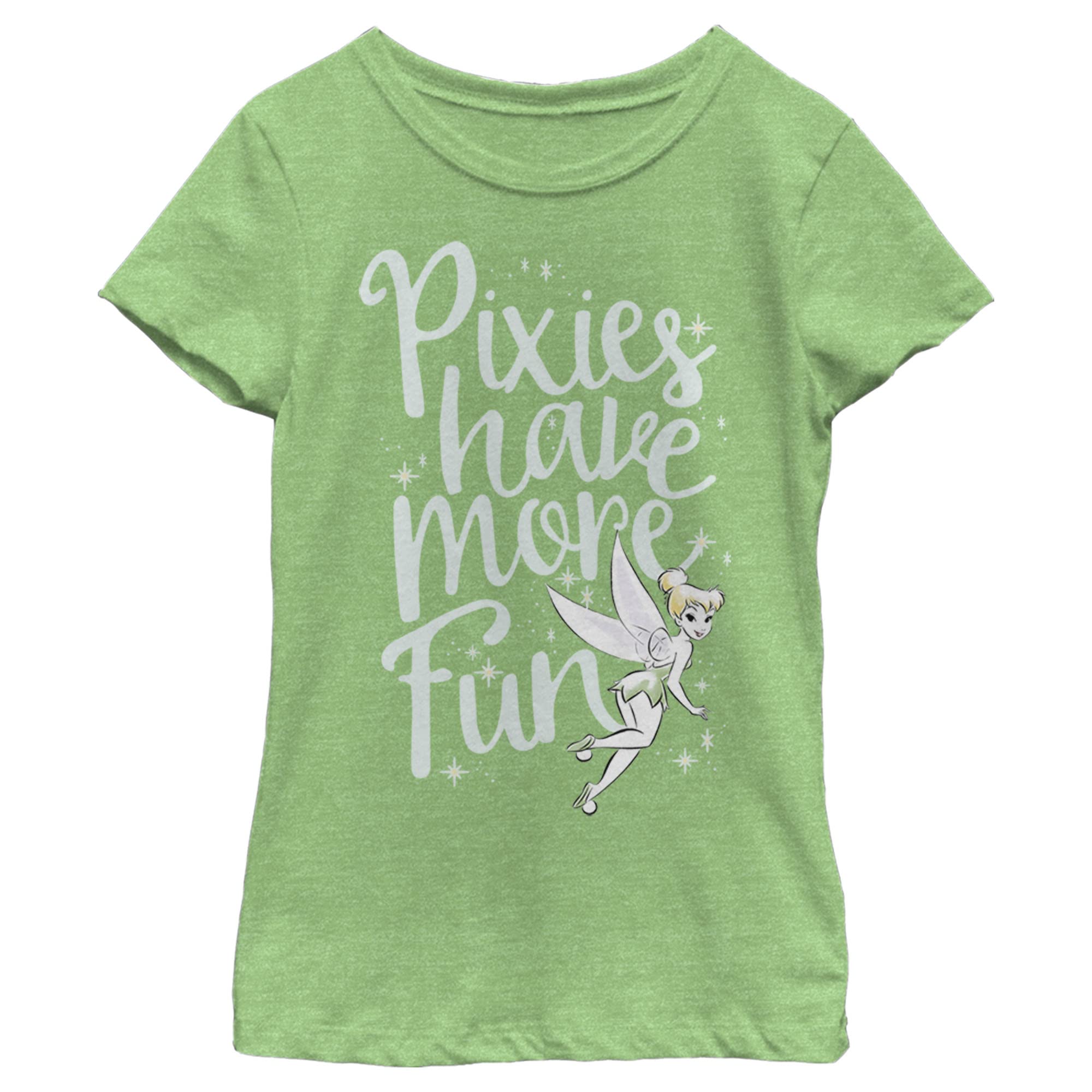 Disney Pixies Fun Graphic T-Shirt for Girls - Cute Cartoon Character Tee for Kids, Playdates, and Theme Park Outfits