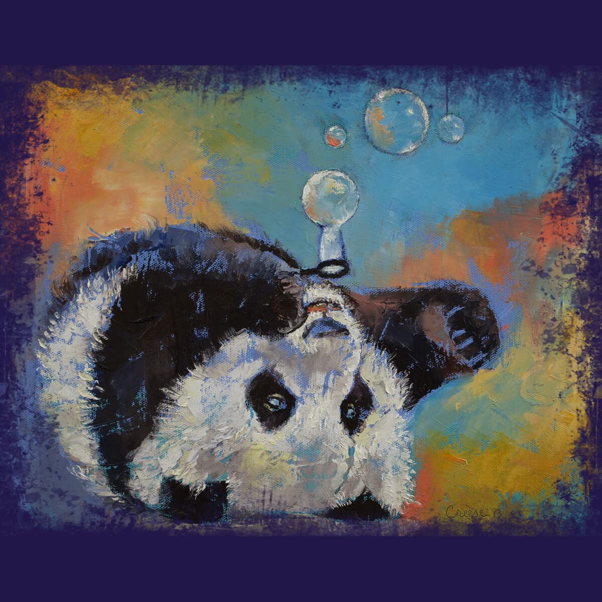 Design By Humans Junior's Blowing Bubbles by Creese Graphic T-Shirt - Trendy Casual Tee for Teens & Youth - Perfect for School, Outings & Everyday Wear