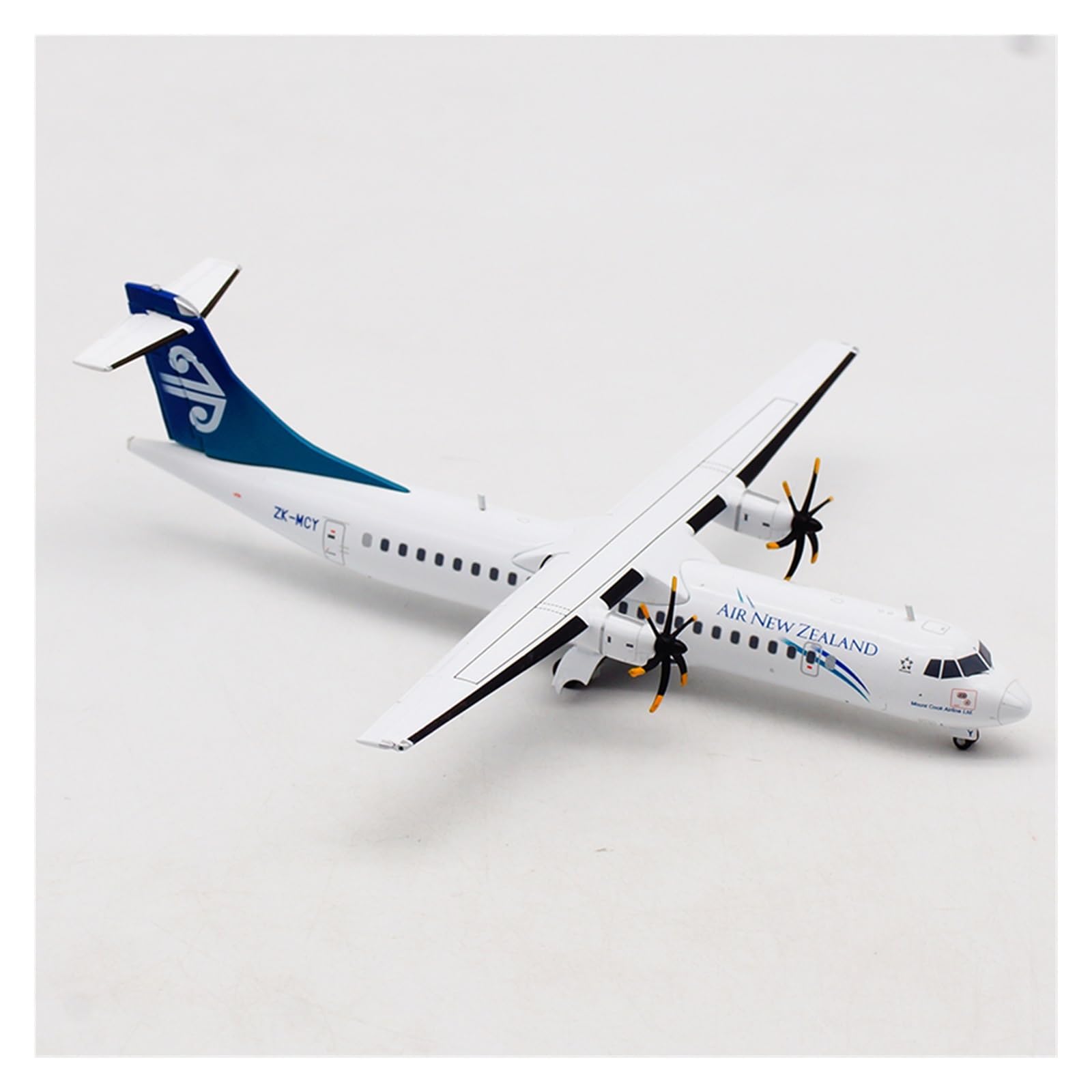 1/200 Scale ATR-72 ZK-MCY Air Zealand Airlines Decorative Aircraft Model - Collectible Display for Adults & Kids - Perfect for Home Office Decor, Aviation Enthusiast Gifts, and Toy Collections