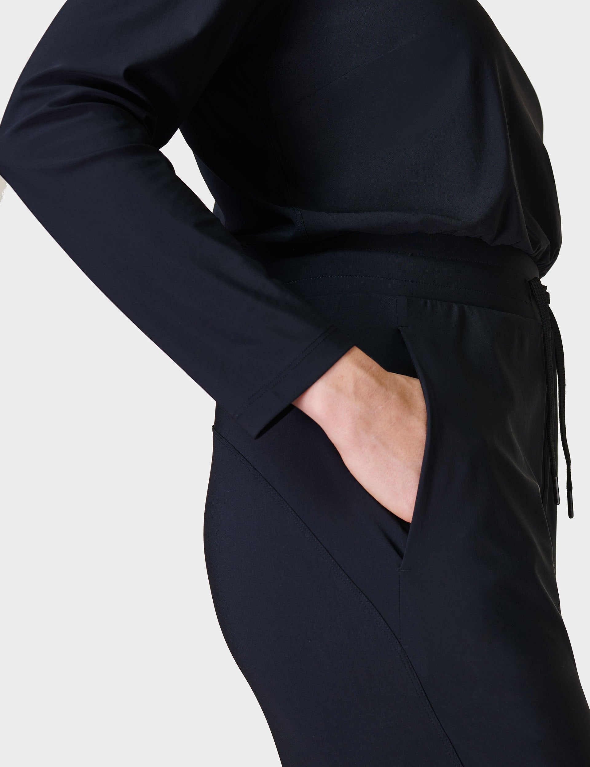 **Explorer Long Sleeve Jumpsuit for Women - Black | Outdoor Adventure & Casual Wear**