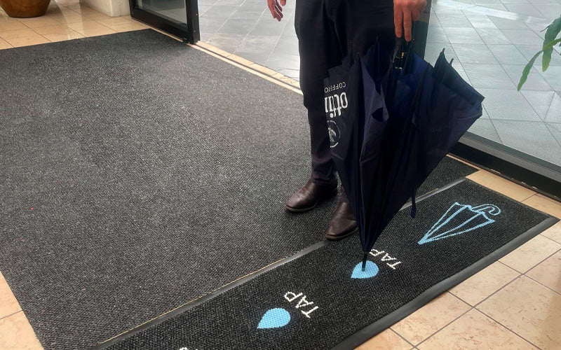 RainGuard Waterproof Non-Slip Welcome Mat - Durable Outdoor Doormat for Home Entrance, Front Door, Porch & Patio - Perfect for All Weather Conditions