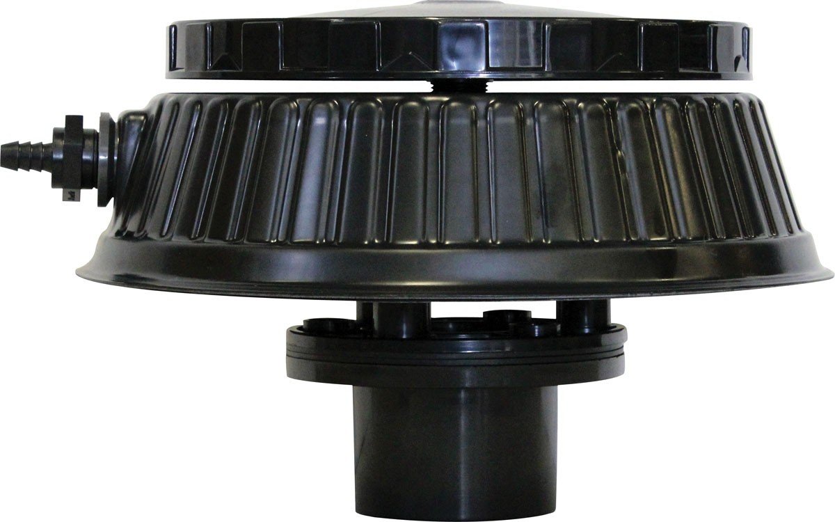 EasyPro BDA 3 Inch Bottom Drain with Air Diffuser for Koi Ponds - Includes 10