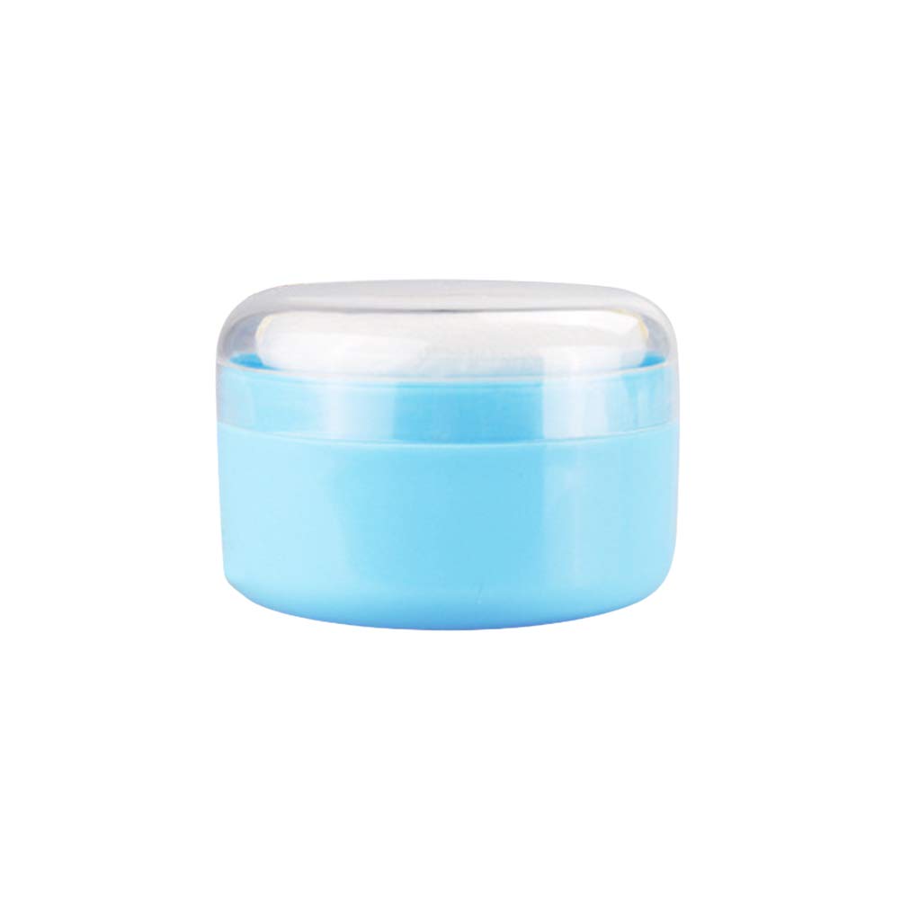 Healifty 2-Piece Makeup Powder Puff Set with Empty Body Powder Container & Sifter - Soft Bath Powder Puffs for Home & Travel - Ideal for Post-Shower, Baby Care & On-the-Go Touch Ups
