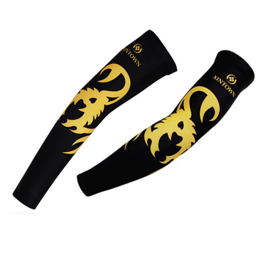 Xinzechen Cycling Arm Warmers for Men & Women - UV Protection, Breathable & Moisture-Wicking - Perfect for Outdoor Biking, Running & Sports Activities