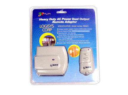 Logisys RM201 Heavy Duty AC Power Remote Adapter - Compatible with Electronics, Appliances & DIY Projects - Perfect for Home, Office & Workshop Use