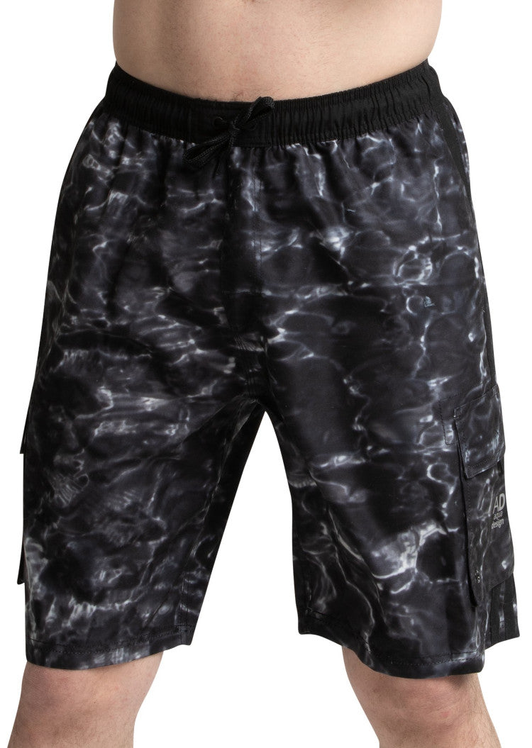 Men's Quick-Dry Swim Trunks Board Shorts - Aqua Design for Beach, Pool & Surfing | Comfortable & Stylish Swimwear for Summer Activities