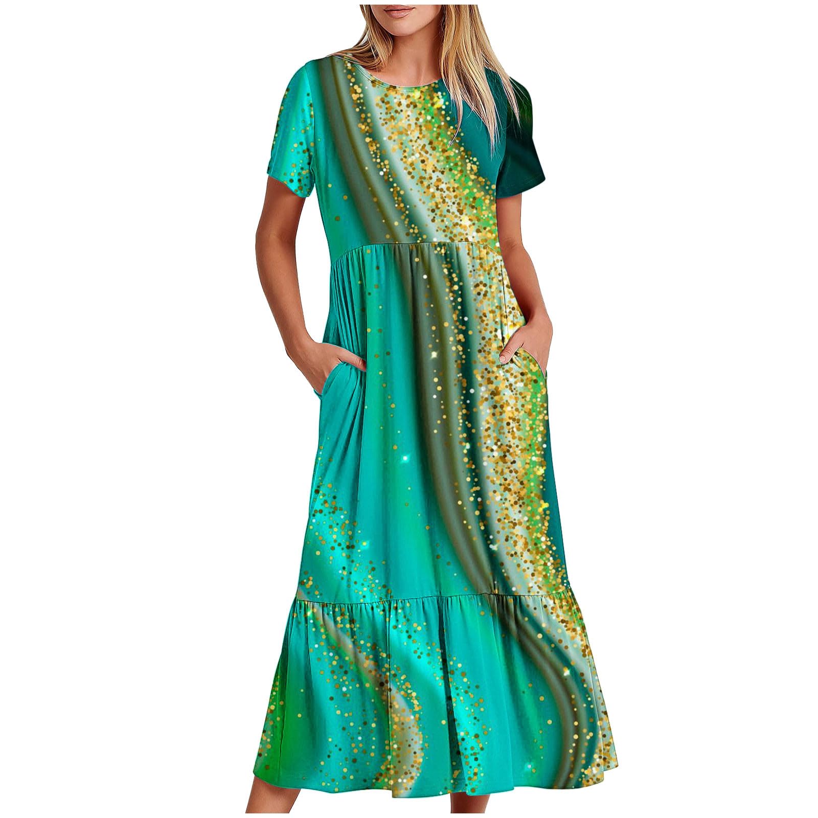 Vintage 1930s Floral Sun Dresses for Women - Retro Maternity & Cocktail Dresses - Summer Beach Wedding Party Outfits for Teens & Ladies | Perfect for Garden Parties, Date Nights & Special Occasions