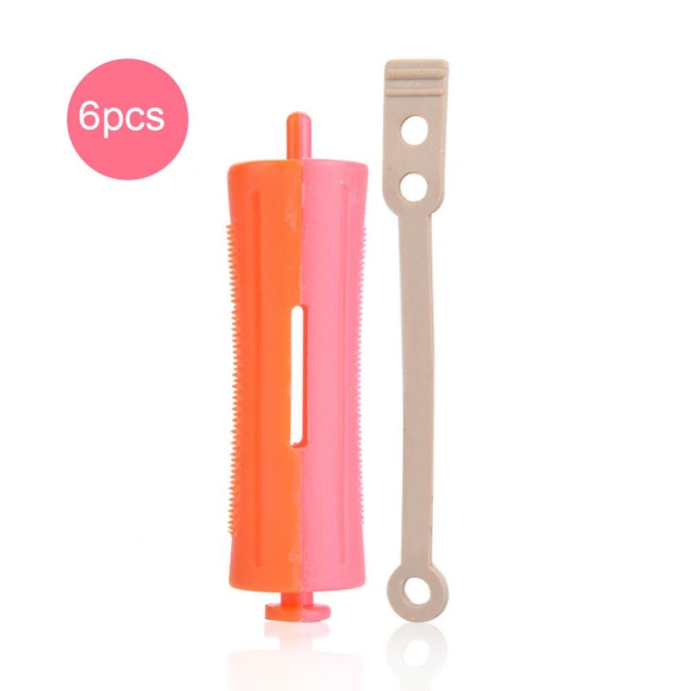 8 Sizes Heat Resistant Hair Rollers with Clips - Perm Rod Curlers for Wavy & Voluminous Hairstyles - Includes Rubber Bands (SH-10) - Perfect for Salon Styling & Home Hair Care
