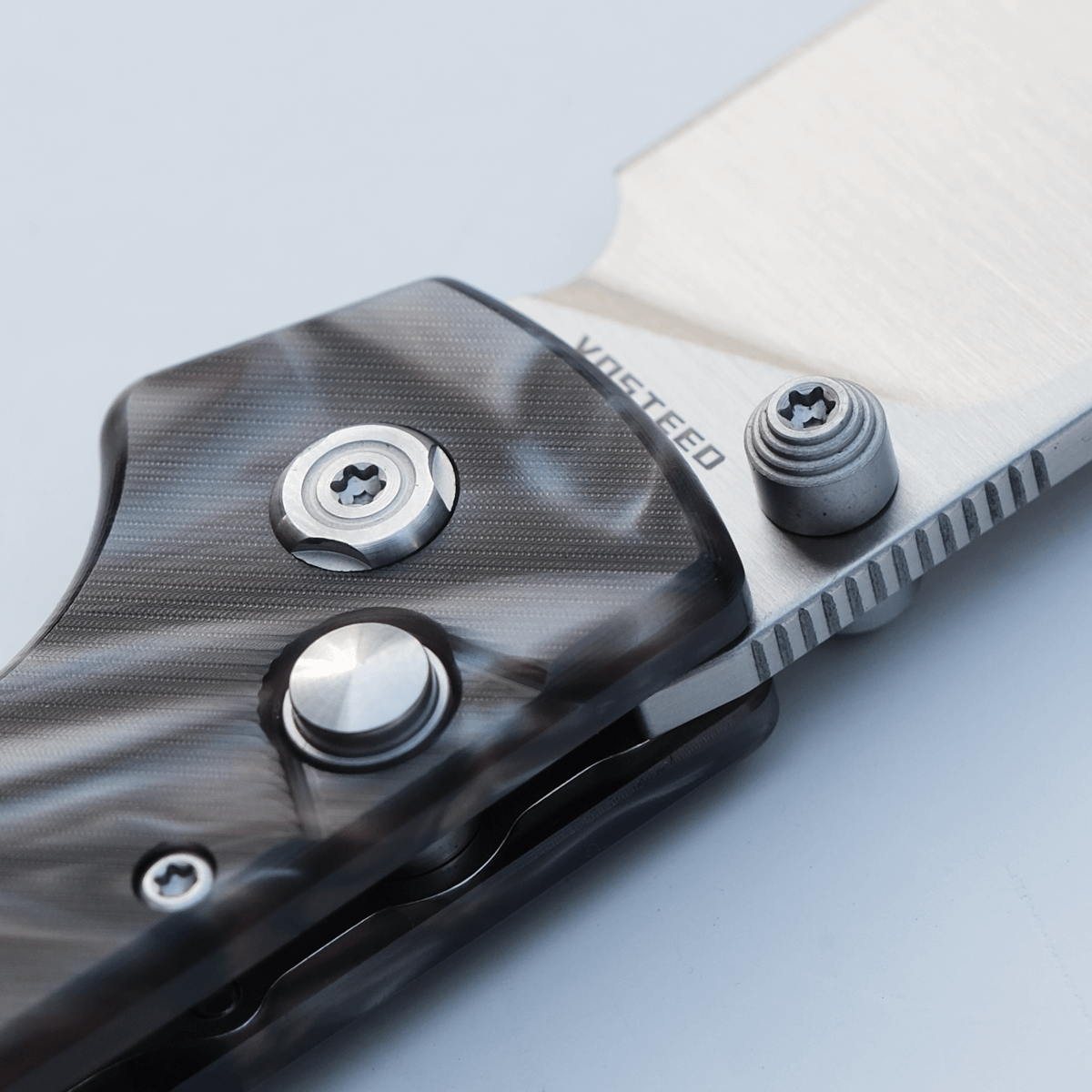 Vosteed Exclusive Raccoon Folding Pocket Knife - 3.25