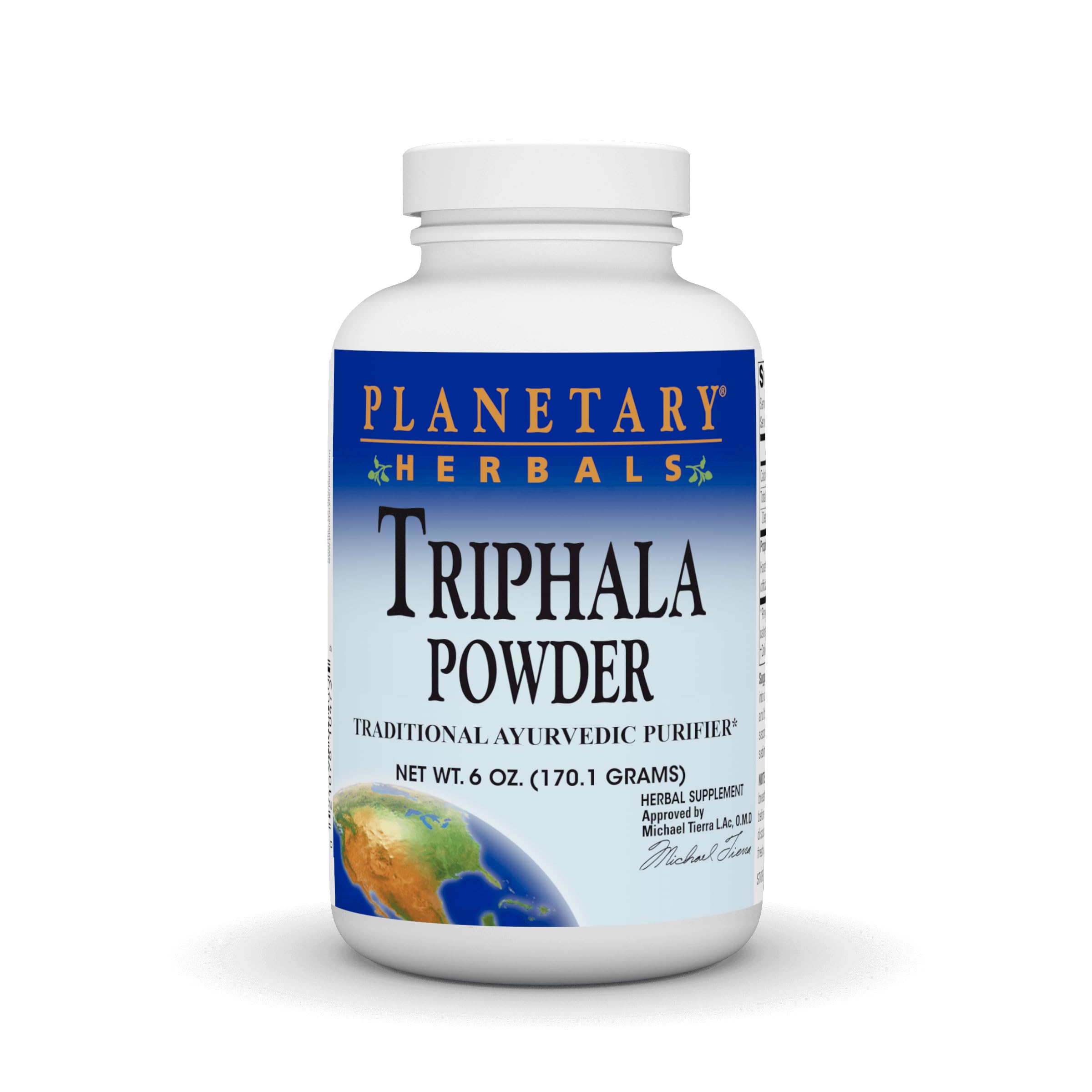 Planetary Herbals Triphala Internal Cleanser Powder - 6 oz | Ayurvedic Digestive Support & Detox | Perfect for Daily Wellness & Gut Health Routine