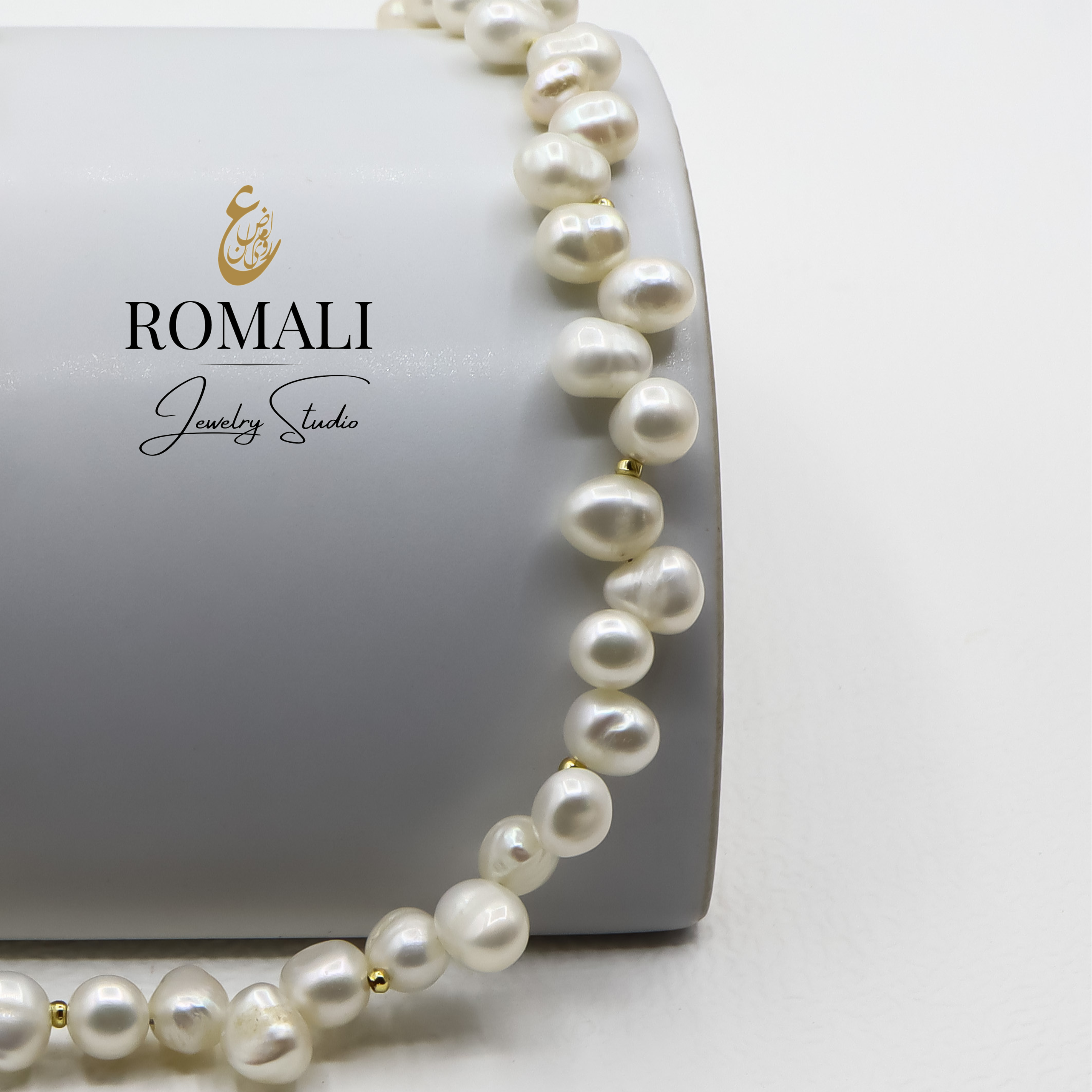 18K Gold Plated Natural Keishi Freshwater Pearl Choker Necklace - Elegant Bridal Jewelry Gift for Wedding, Anniversary & Special Occasions
